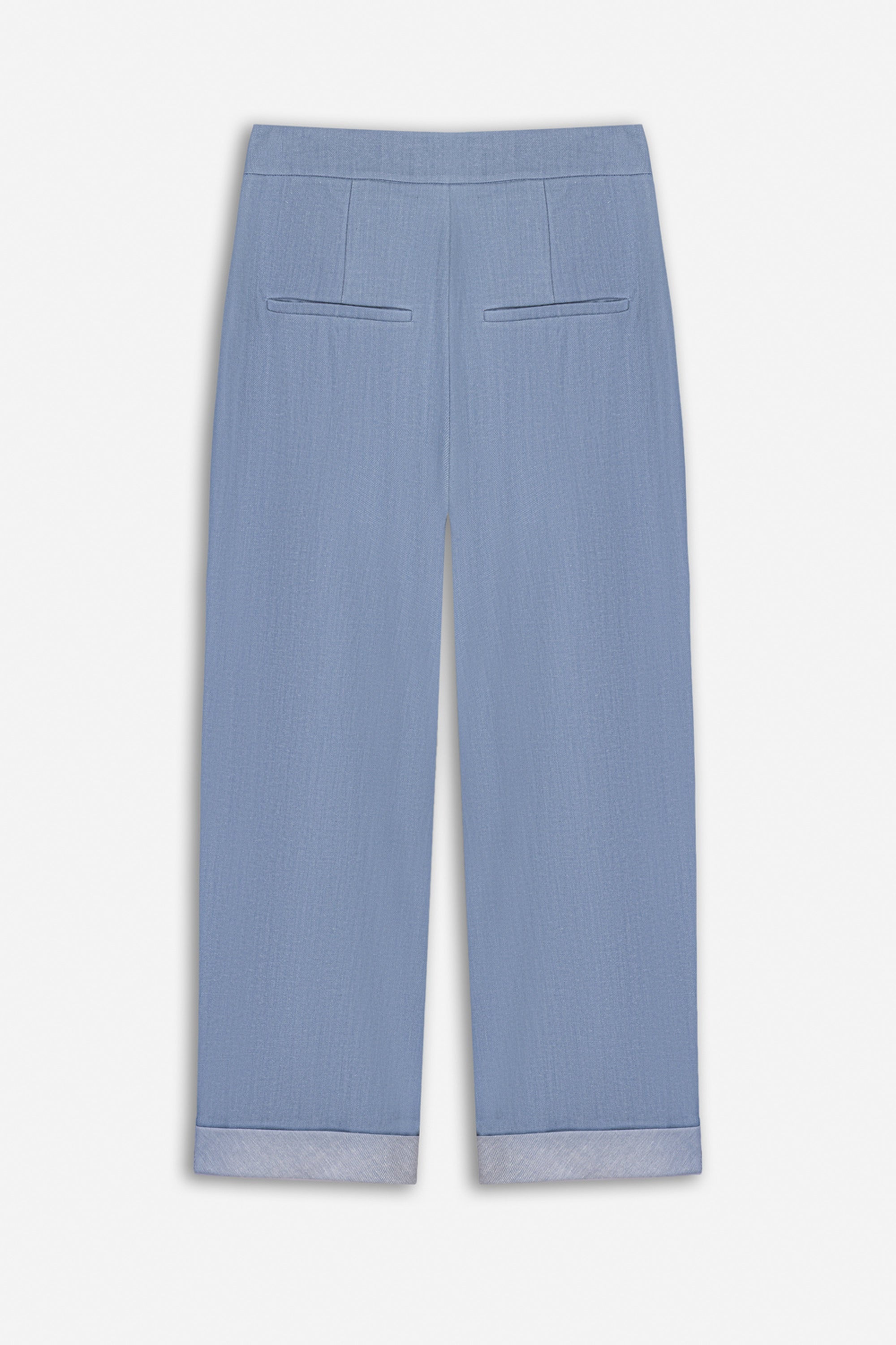 Tie Detail Pleated Trousers