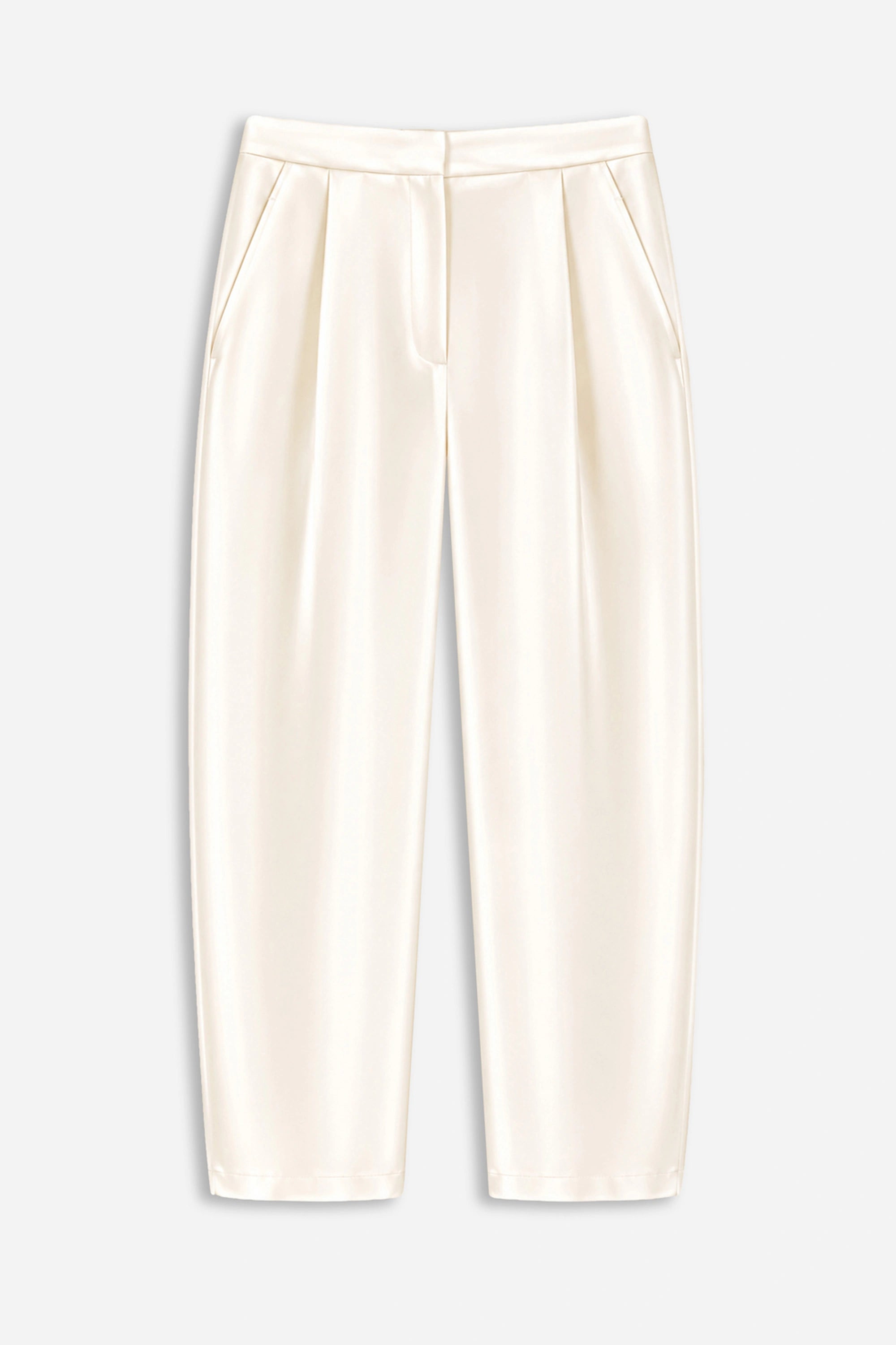 High-Waist Balloon-Leg Trousers