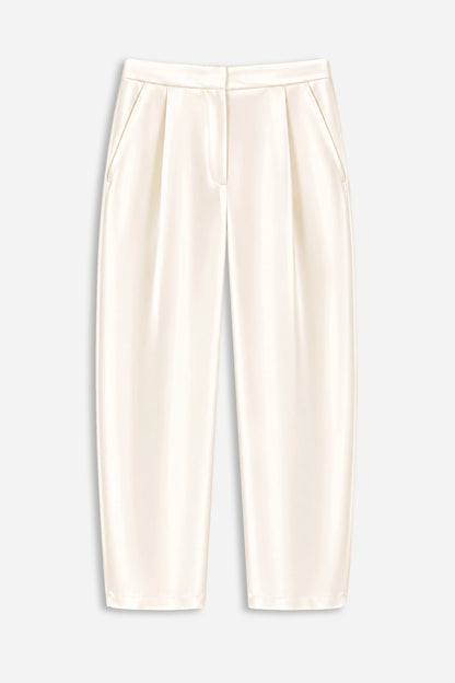High-Waist Balloon-Leg Trousers