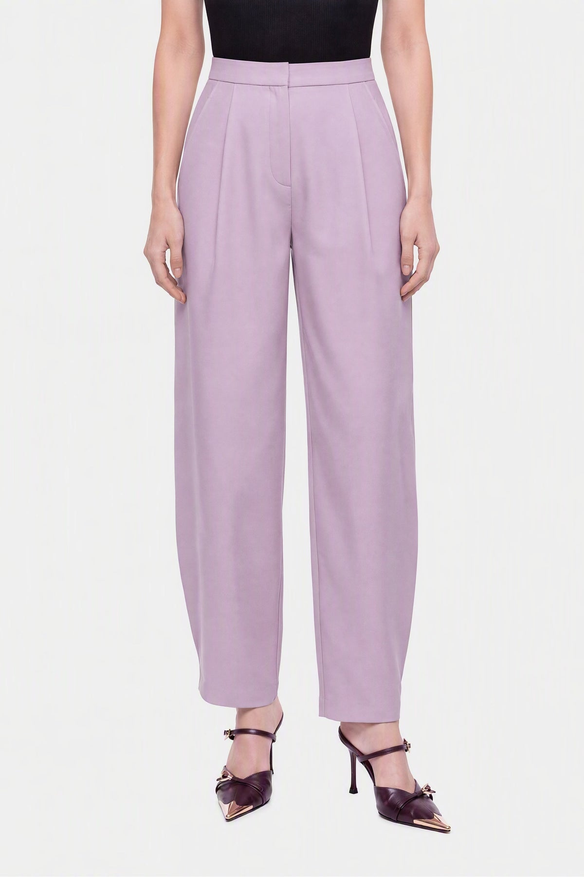 High Waist Balloon Leg Trousers
