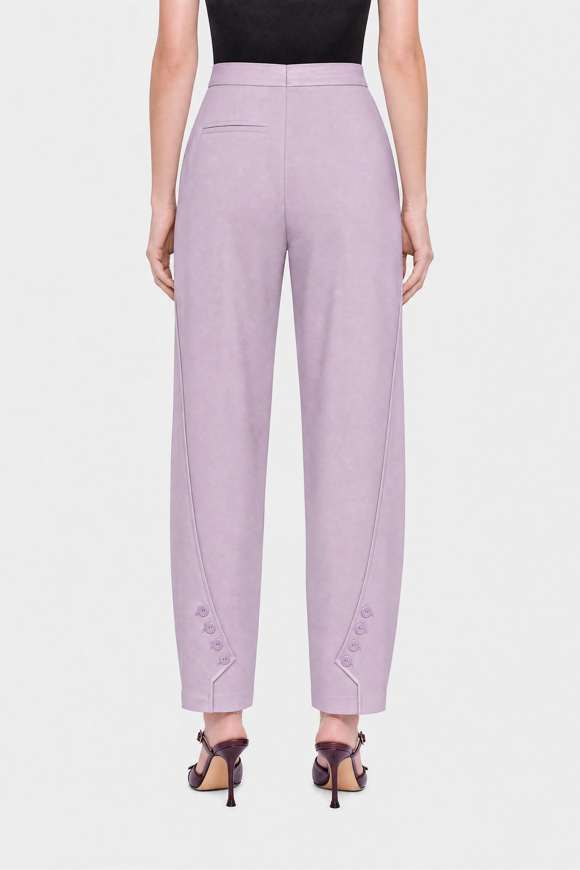 High Waist Balloon Leg Trousers