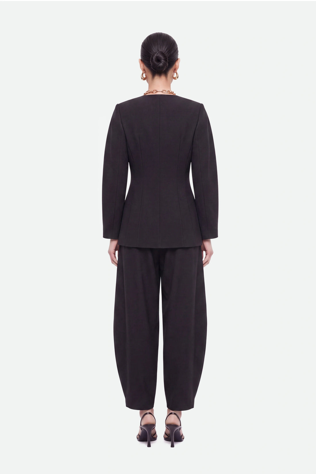 Tailored Wide-Leg Trousers