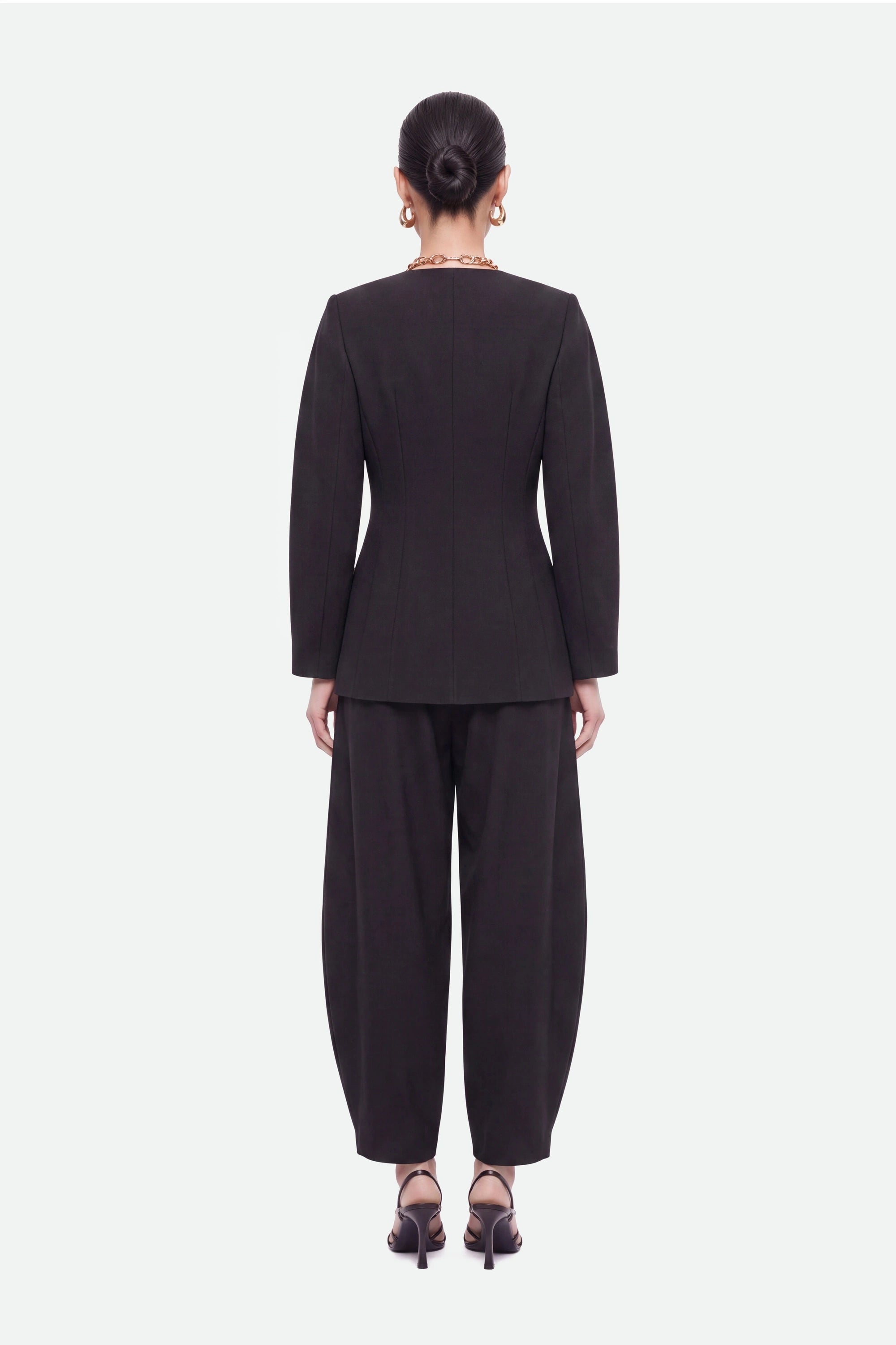 Tailored Wide-Leg Trousers