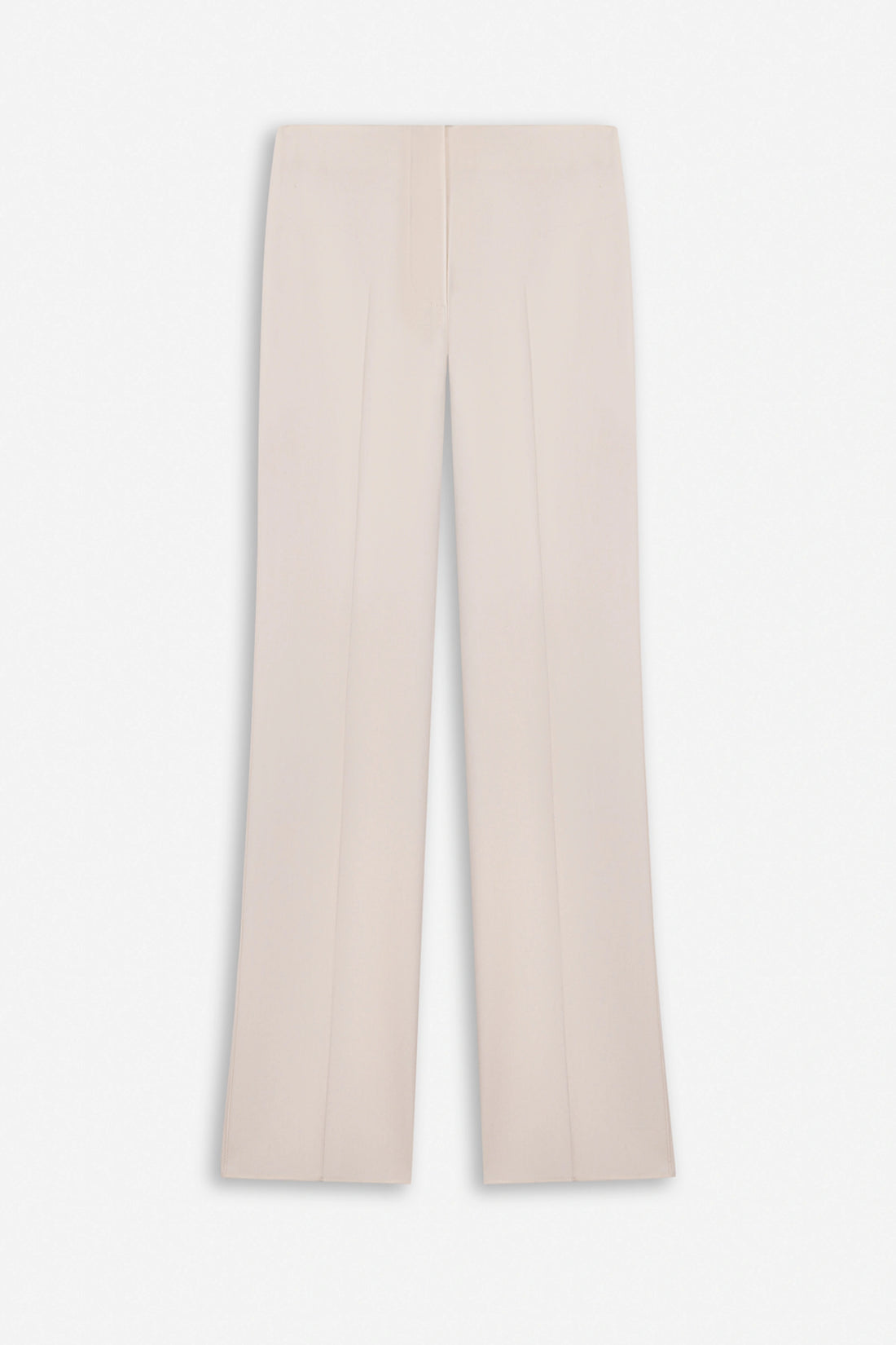 High-Waist Slit-Hem Trousers