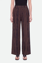 Printed Wide Leg Trousers