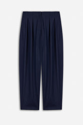 Double Pleat Belted Trousers