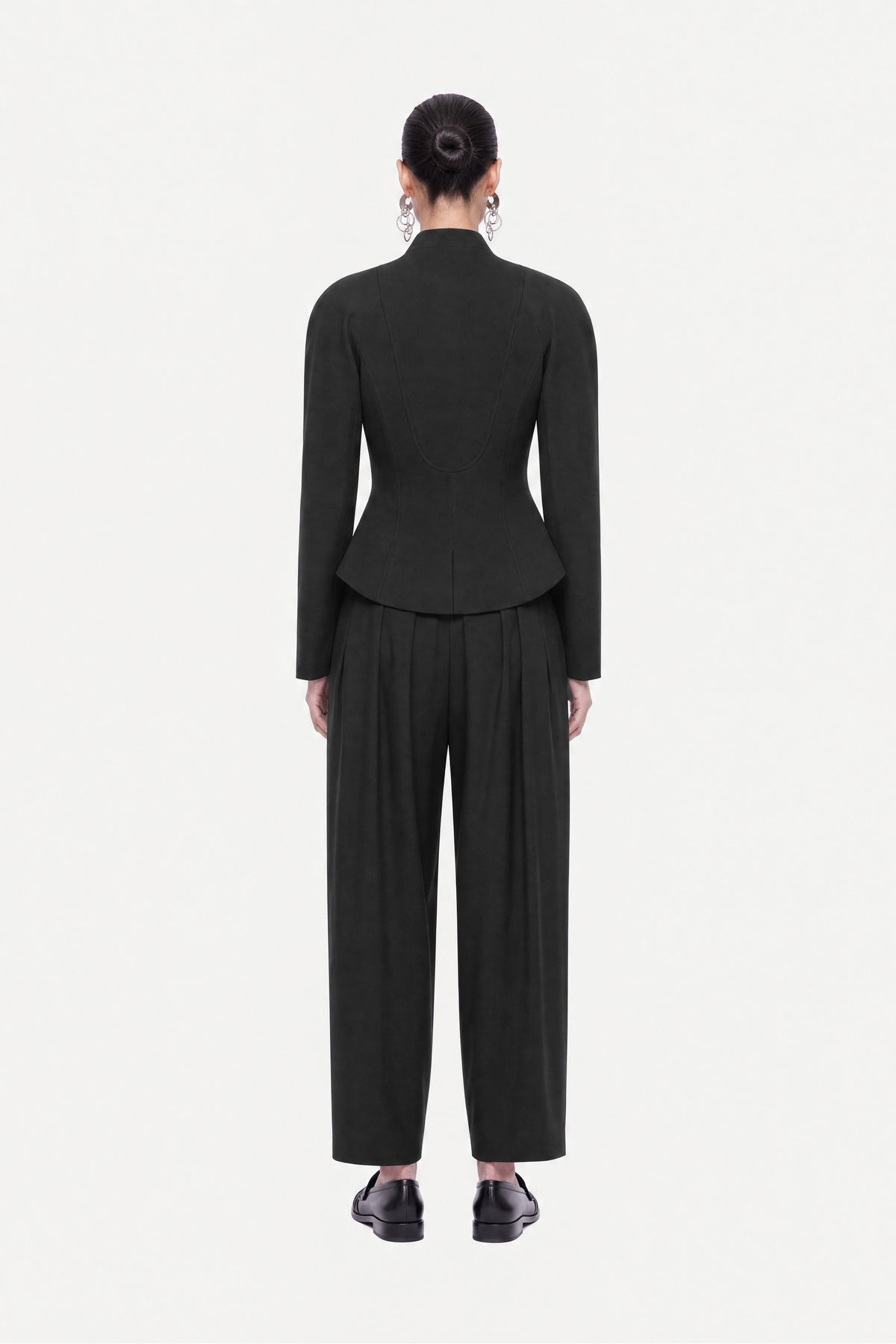 Double Breasted Stand Collar Jacket