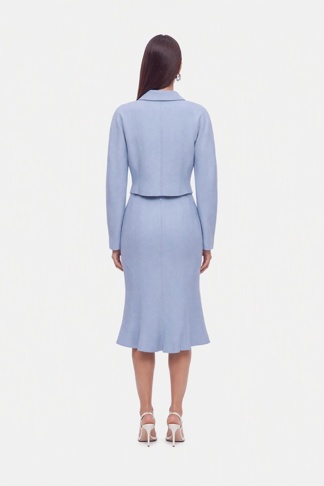 Shawl Collar Cropped Jacket