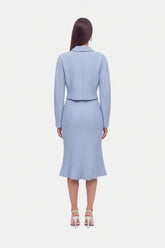 Shawl Collar Cropped Jacket