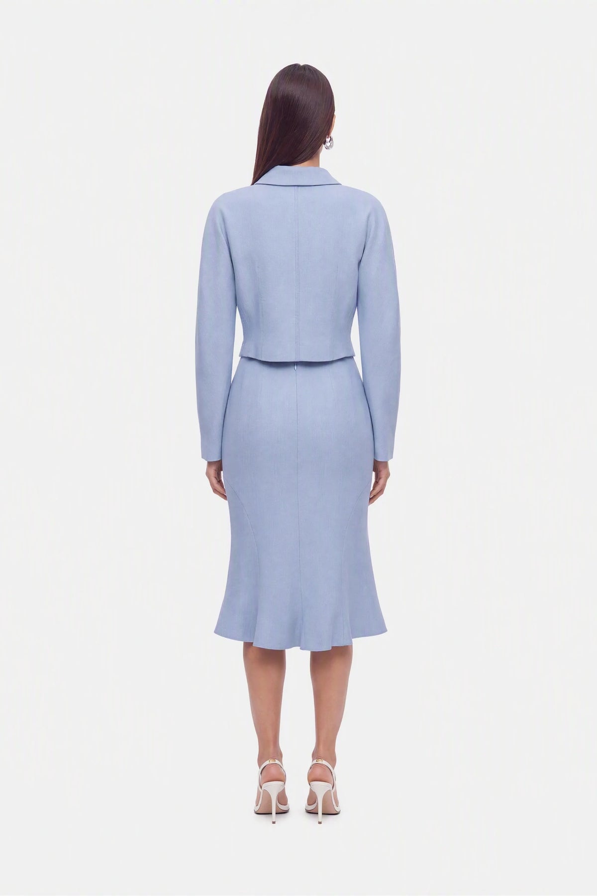 Shawl Collar Cropped Jacket