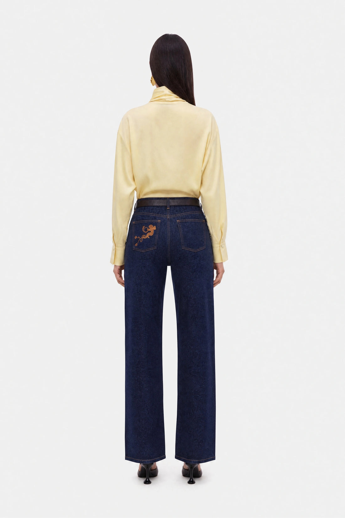 Shawl Collar Blouse
