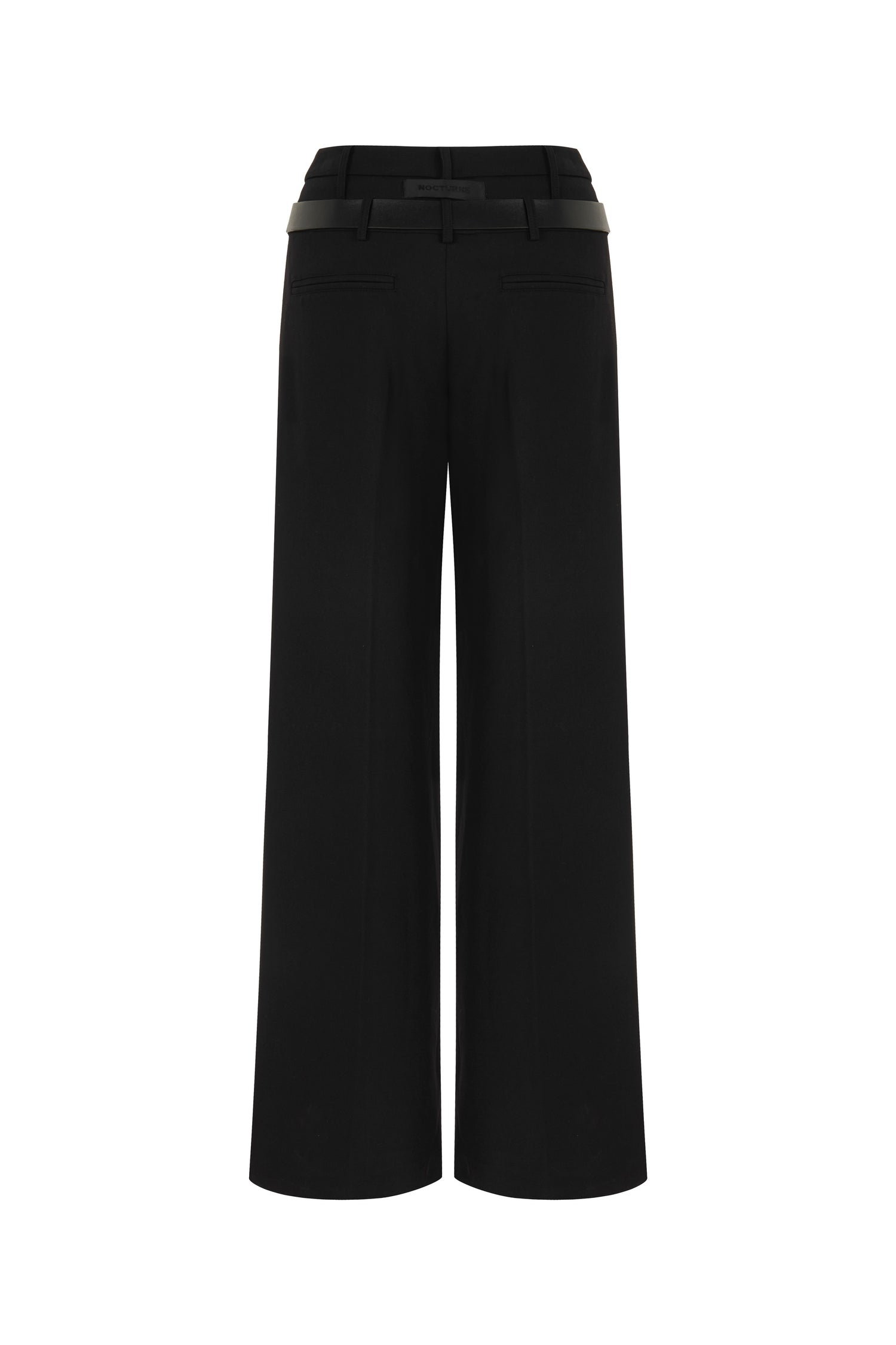 Double Waist Belted Pants