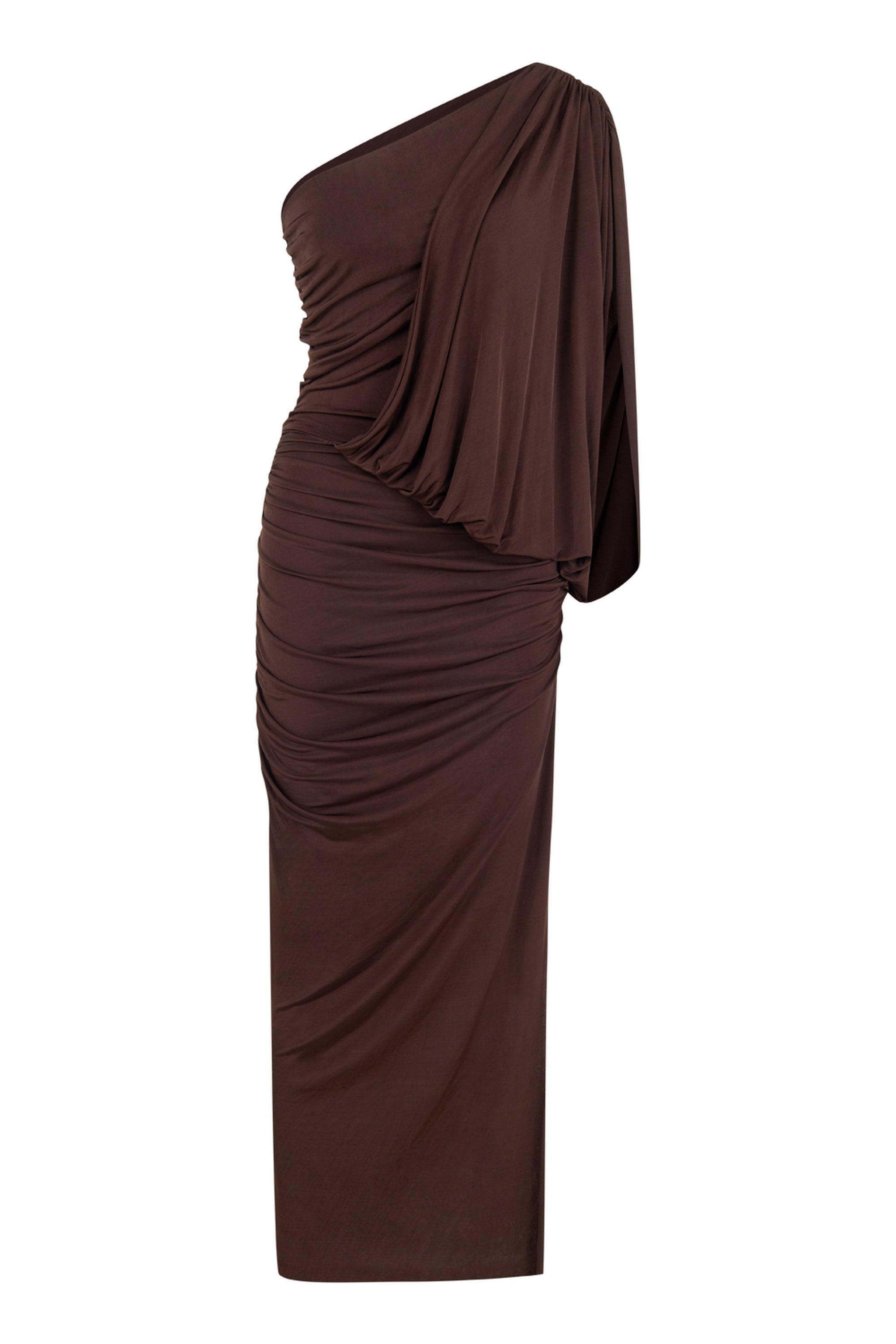 Draped Detail Maxi Dress