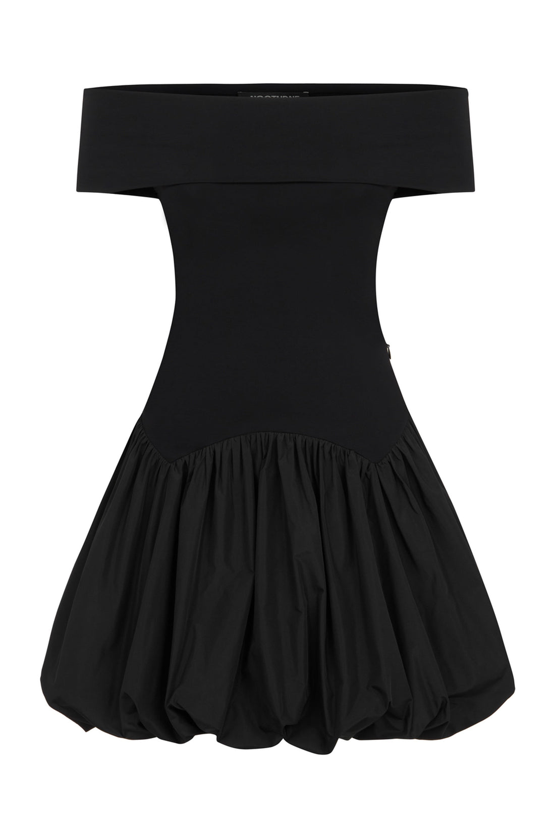 Black Off Shoulder Mini Dress