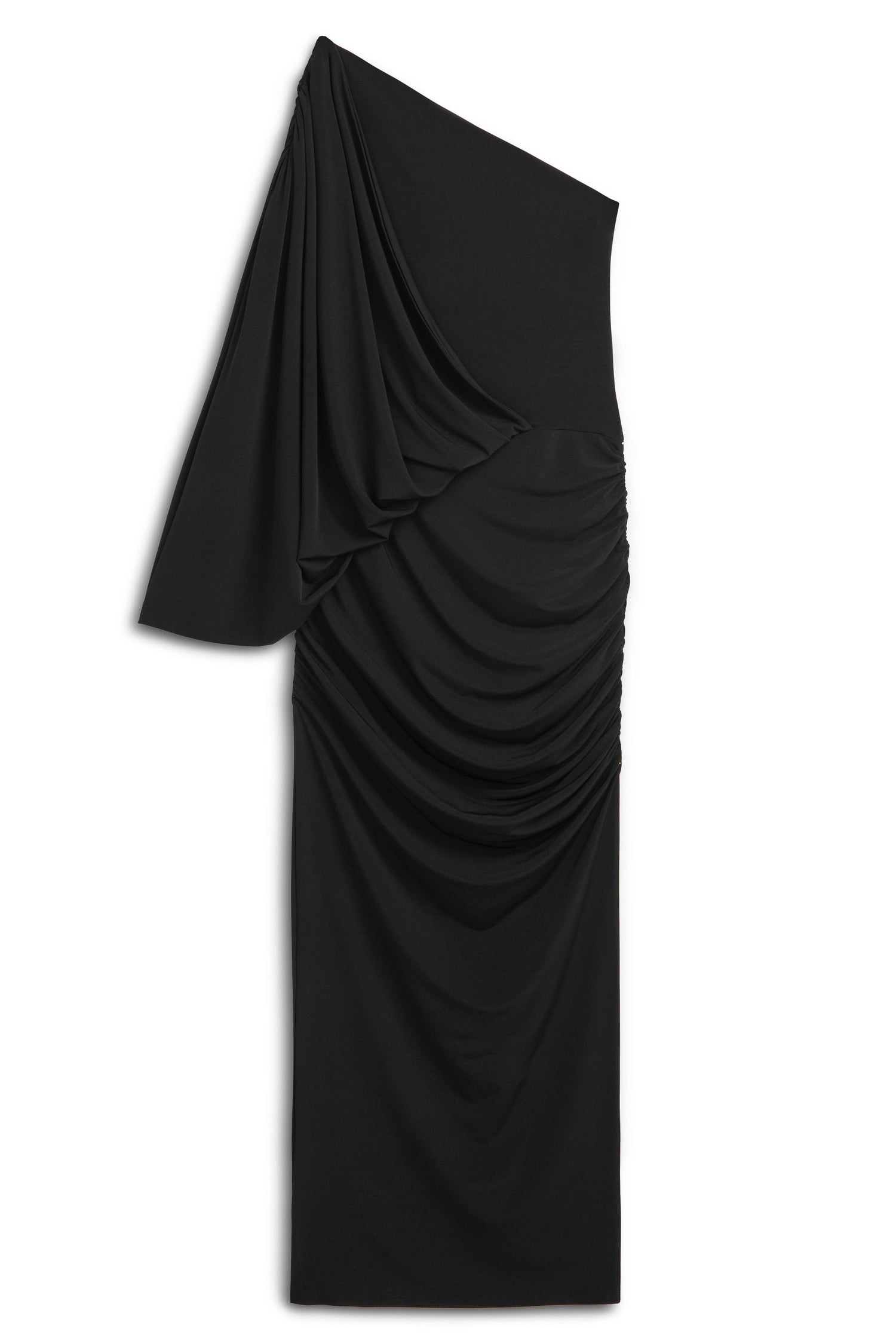 Draped Detail Maxi Dress