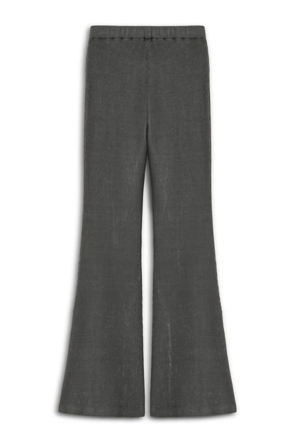 Ribbed Bell-Bottom Trousers