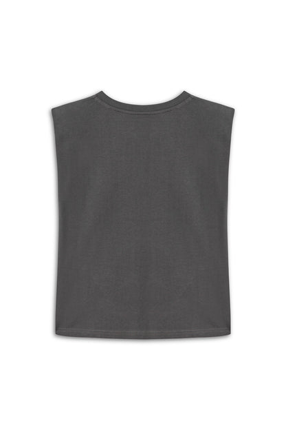 V-Neck Padded T-Shirt