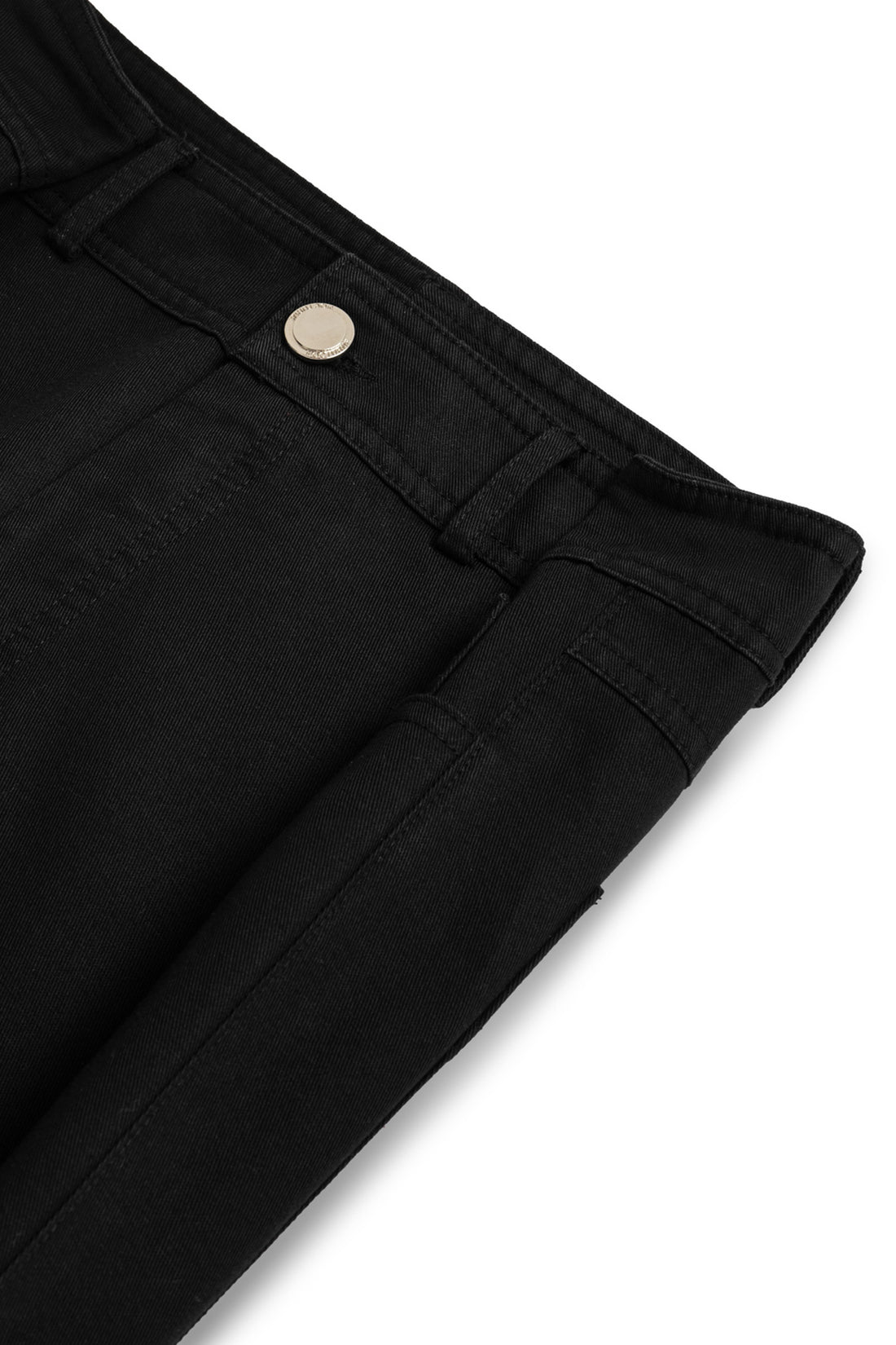 Black Waist Detailed Trousers