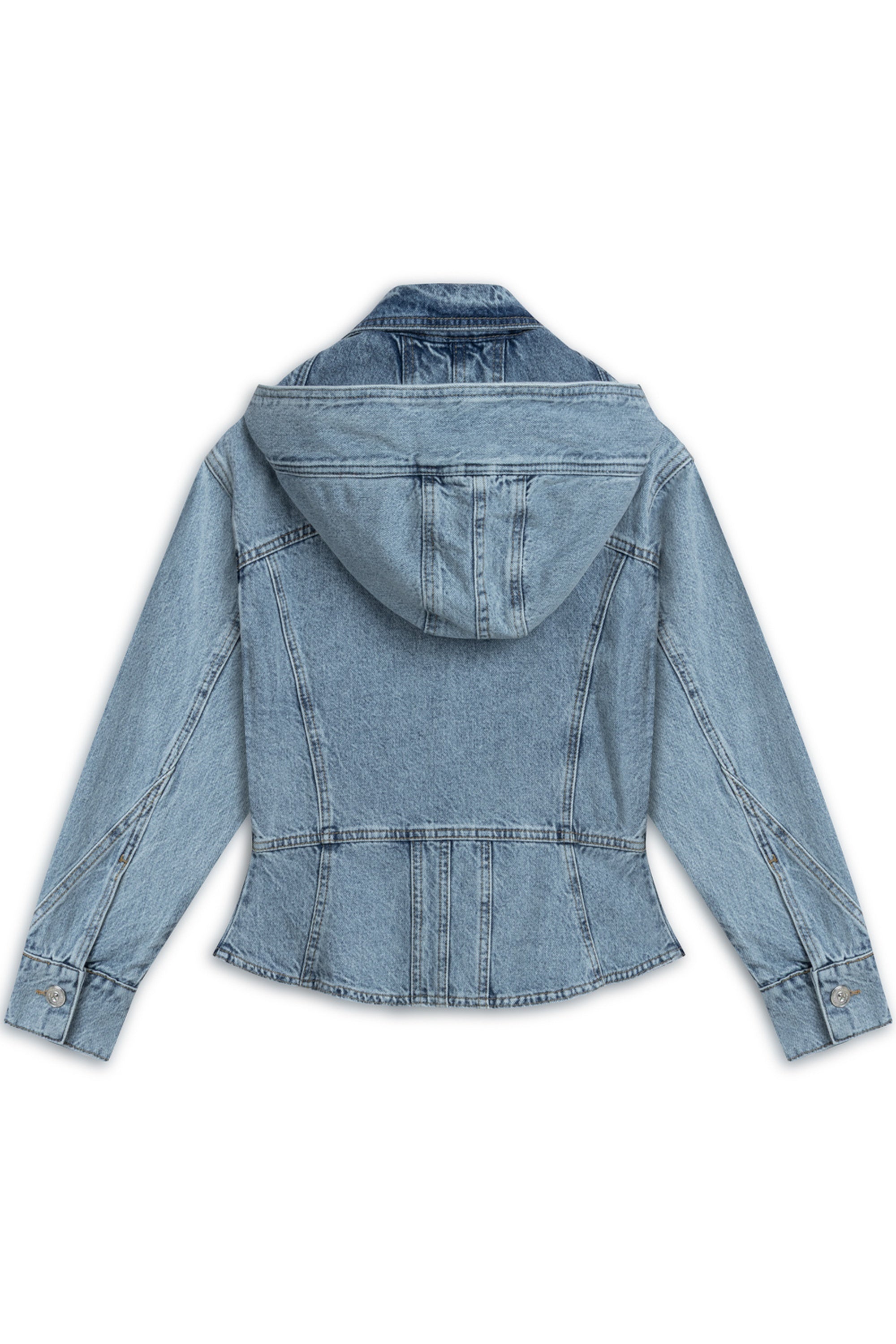 Hooded Denim Jacket