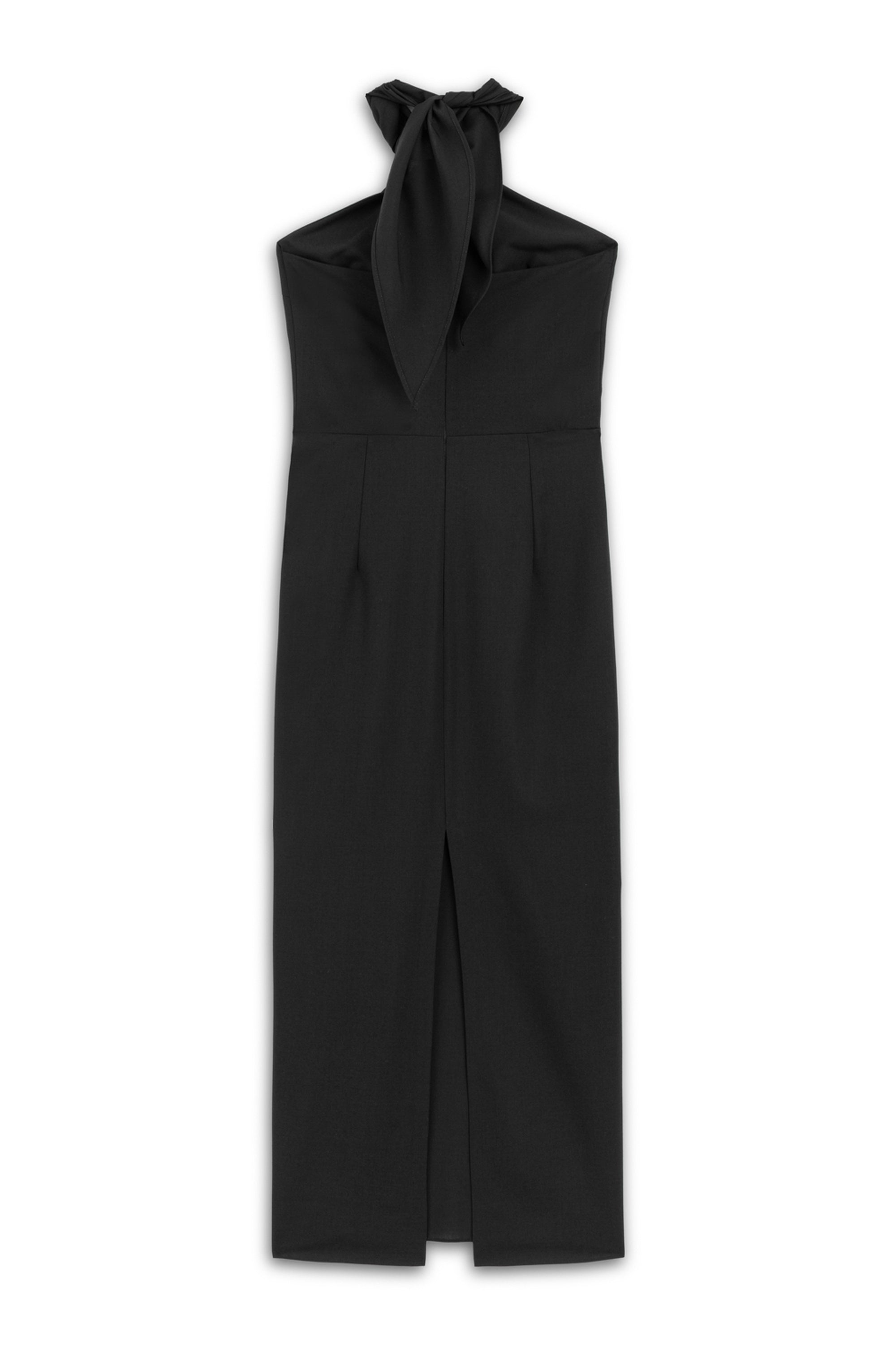 Halter Neck Midi Dress