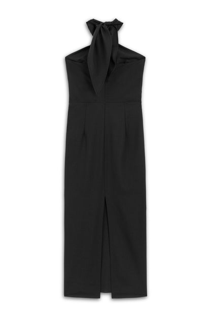 Halter Neck Midi Dress