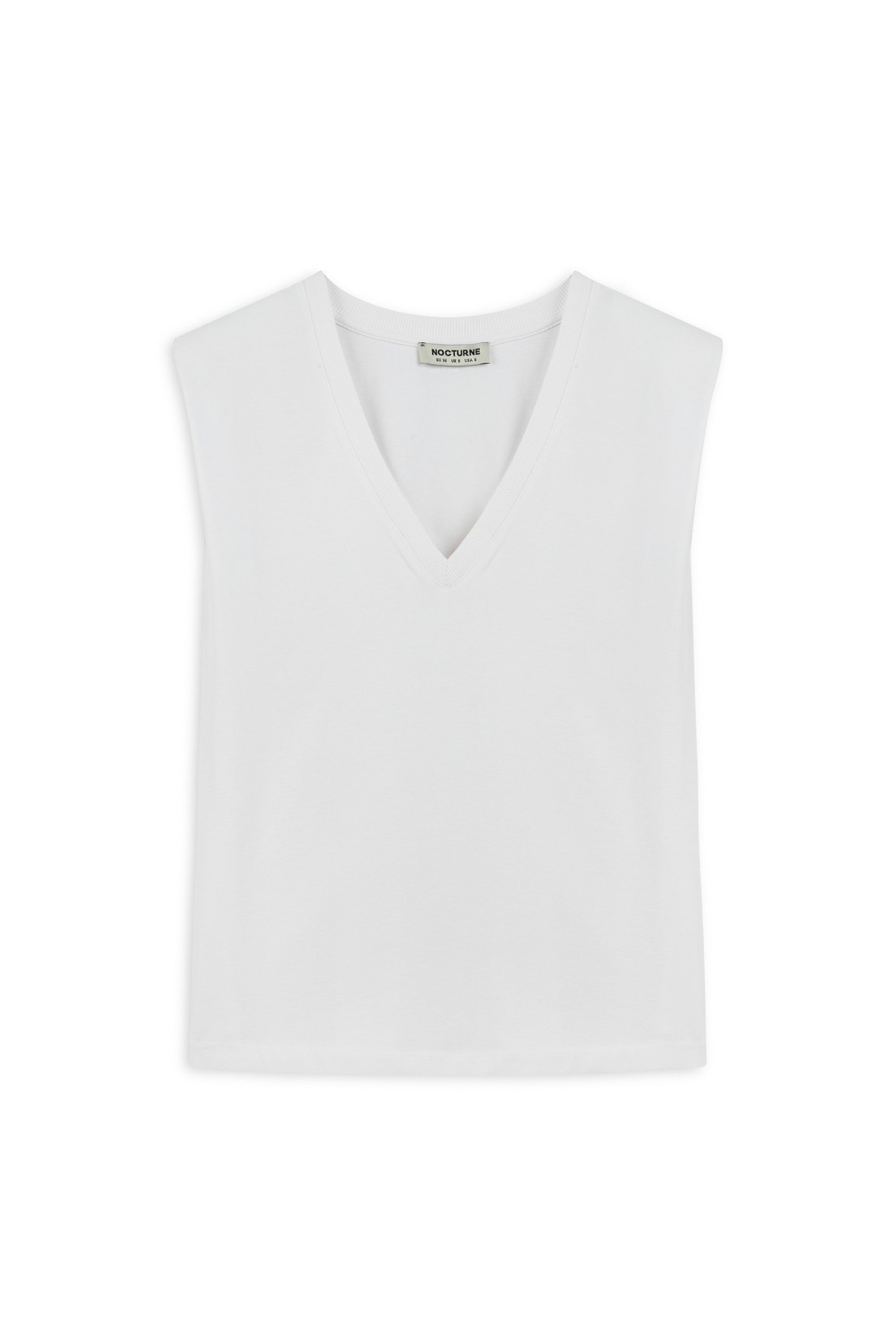 V-Neck Padded T-Shirt