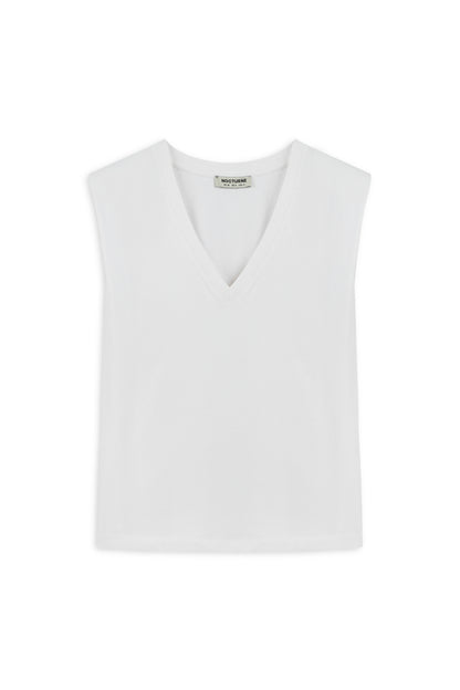 V-Neck Padded T-Shirt