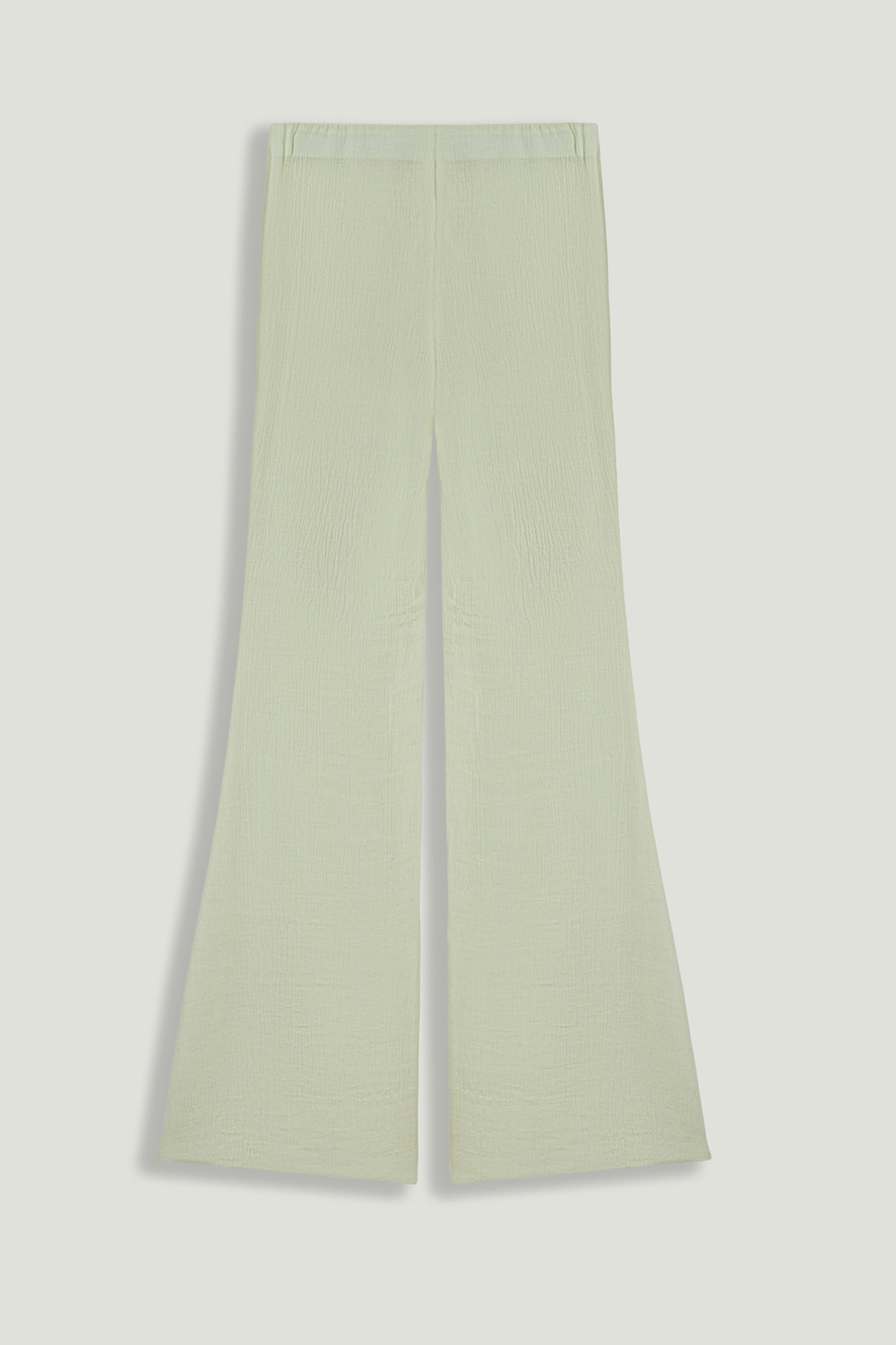 High-Waist Flare Trousers
