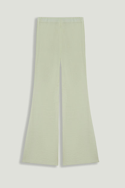 High-Waist Flare Trousers