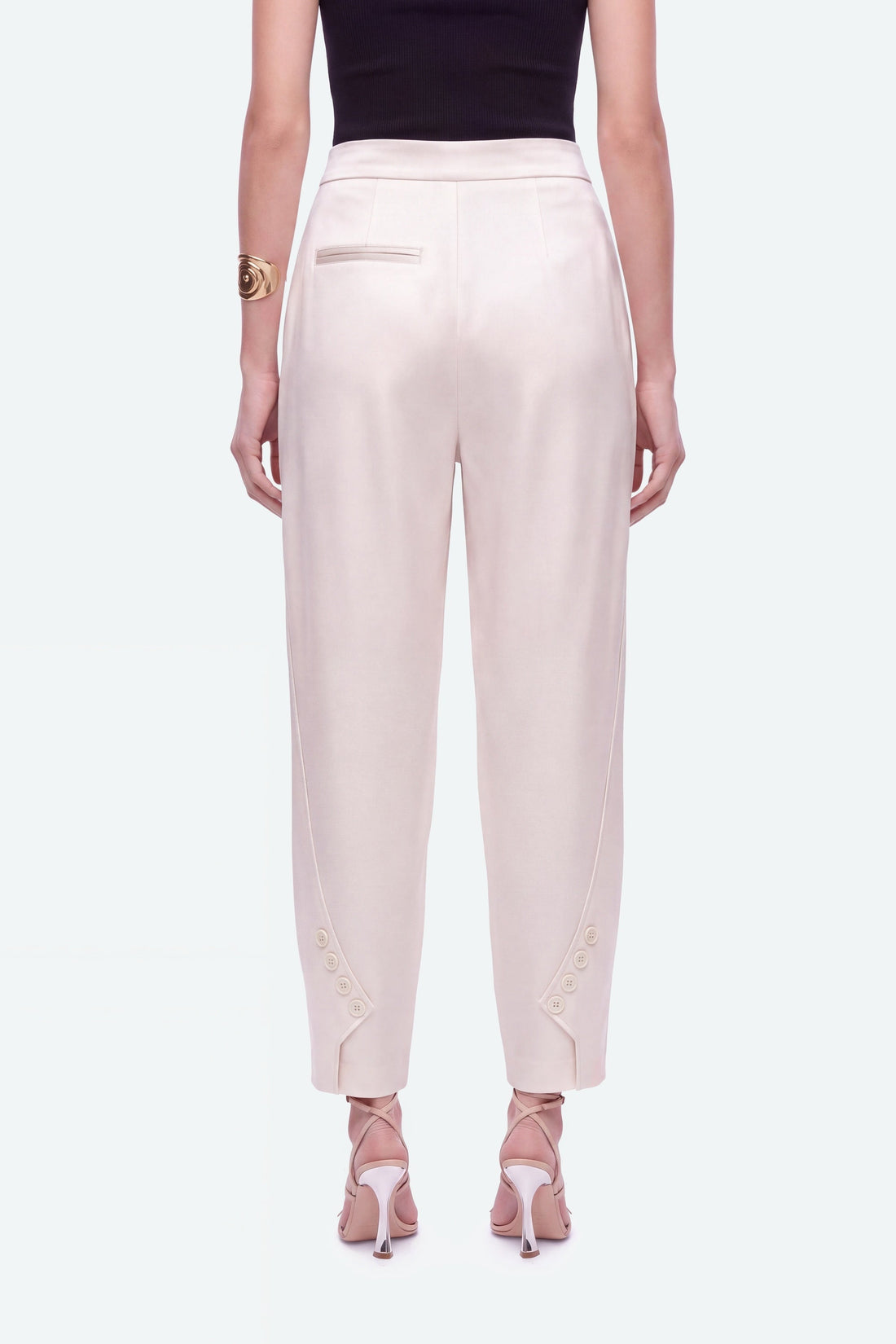 High-Waist Balloon-Leg Trousers