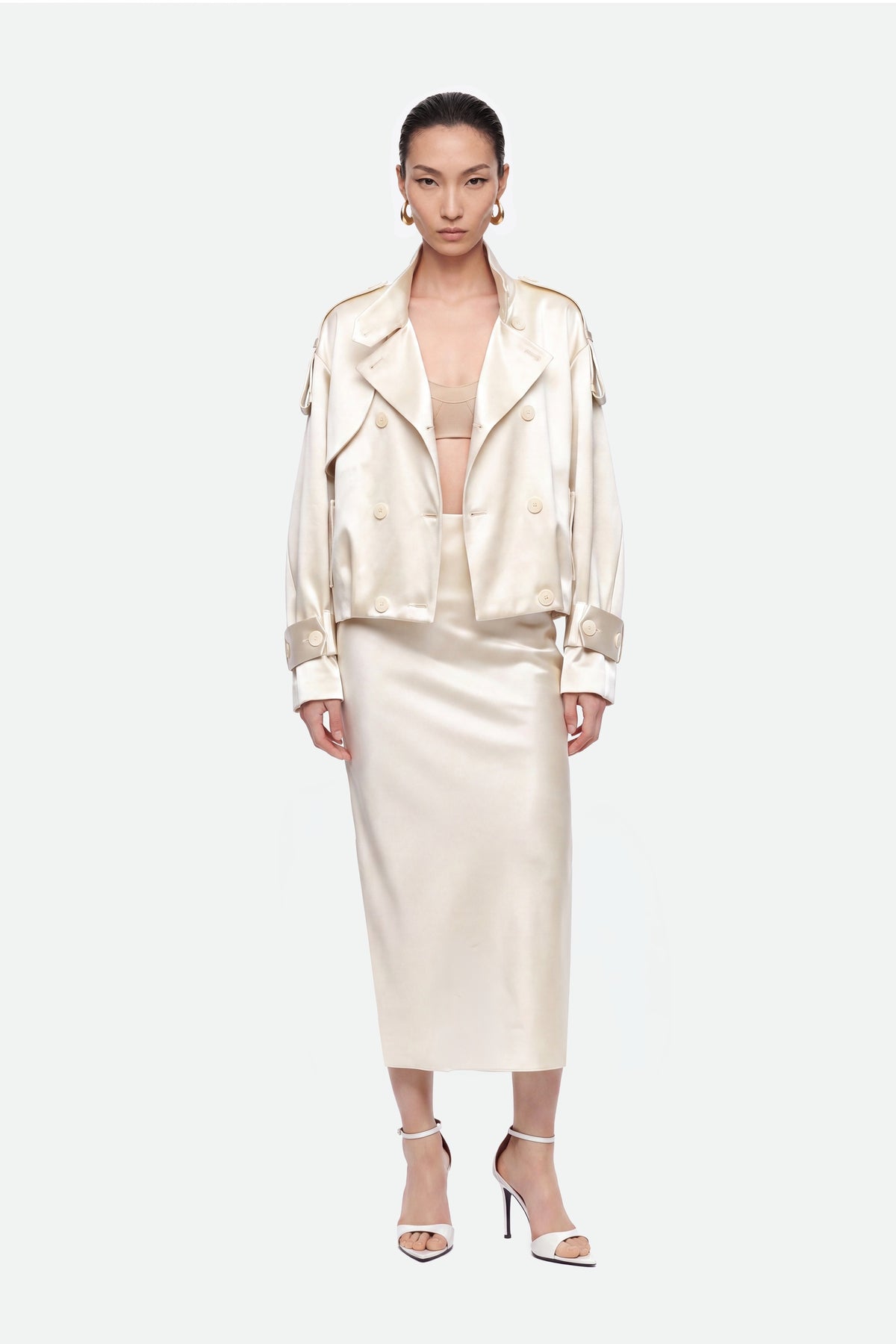 Oversized Double-Breasted Trench Coat