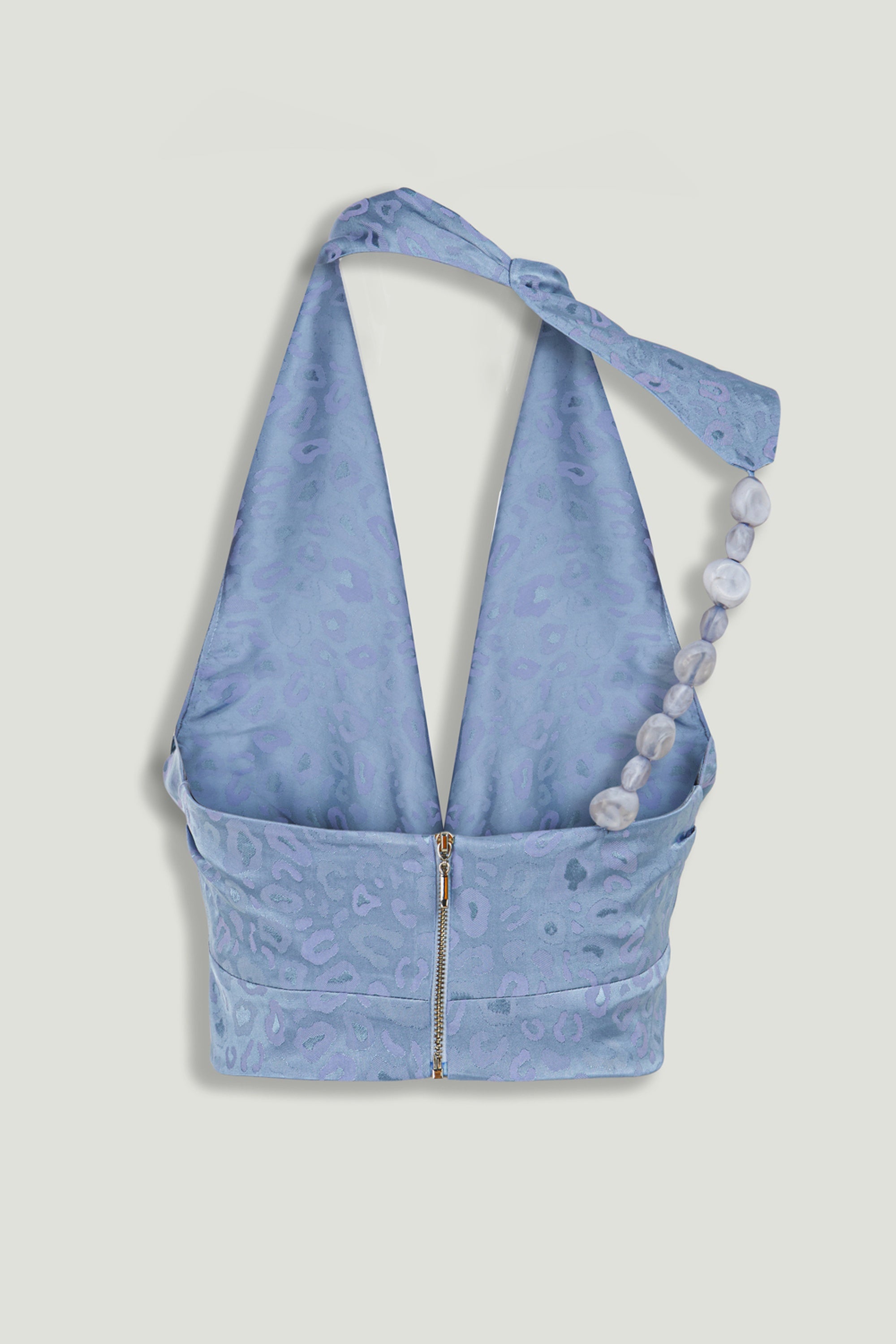 Accessory-Detail Off-Shoulder Bustier Top