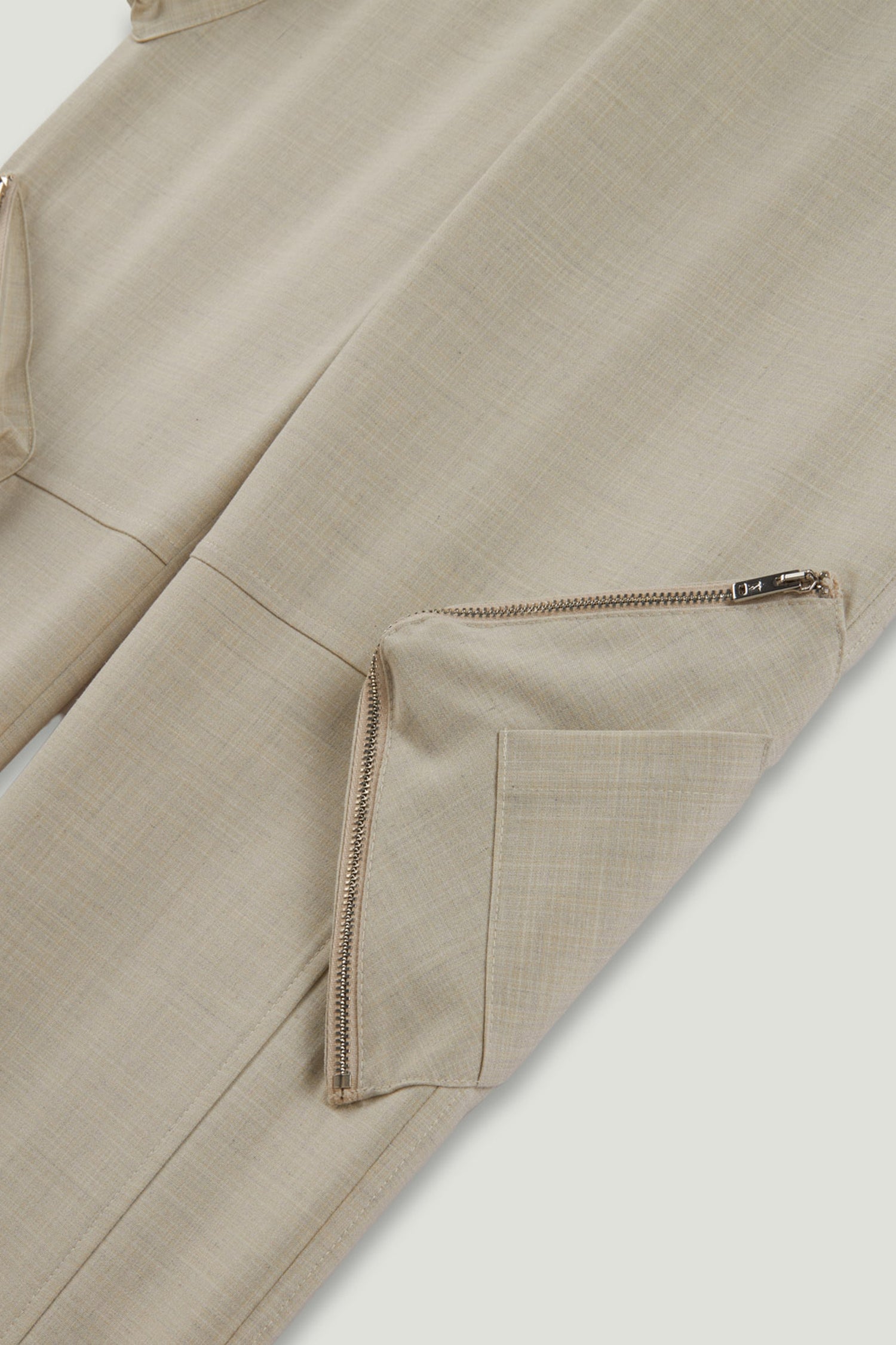 Pocket Detail High-Waist Trouser