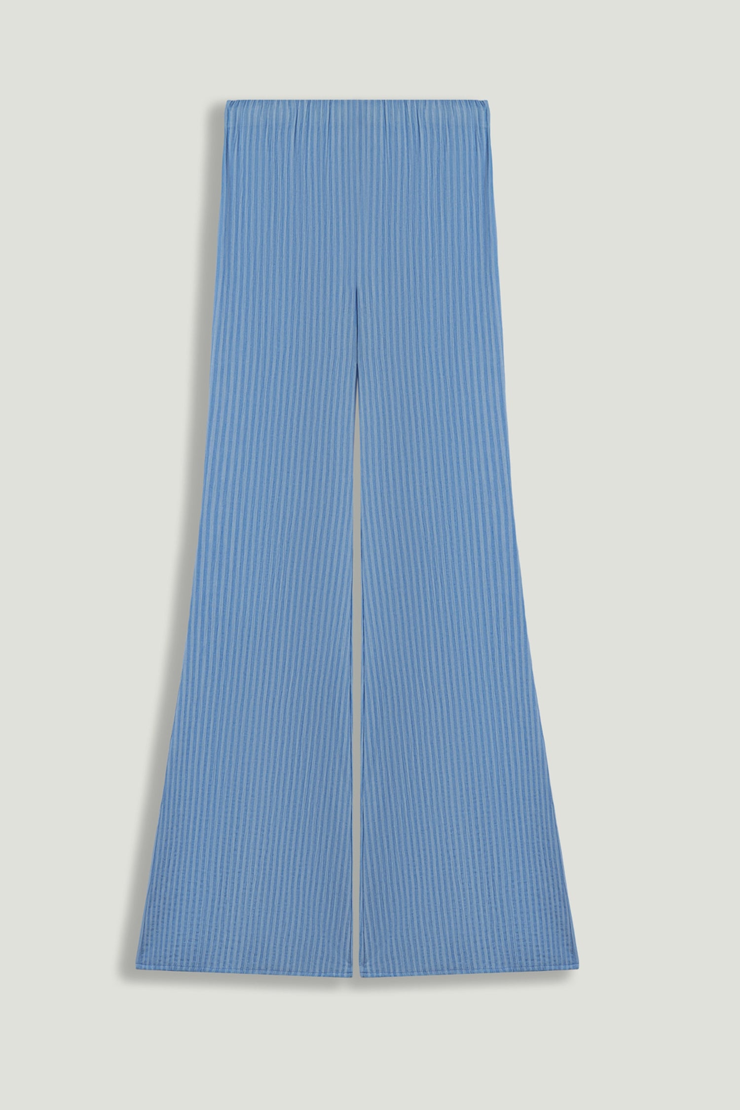 High-Waist Flare Trousers