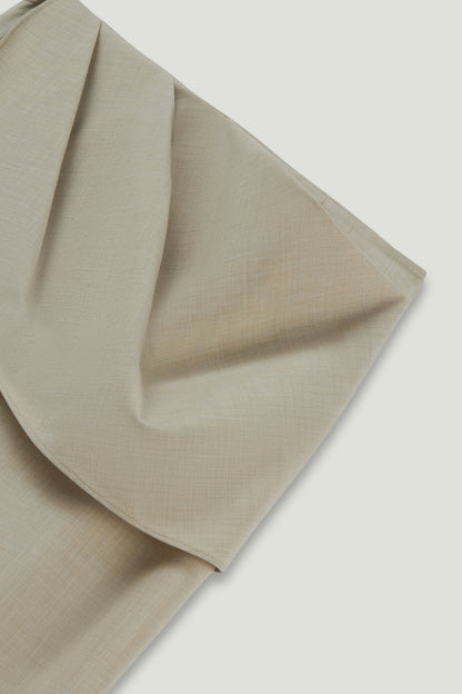 Draped Waist Detail Trousers