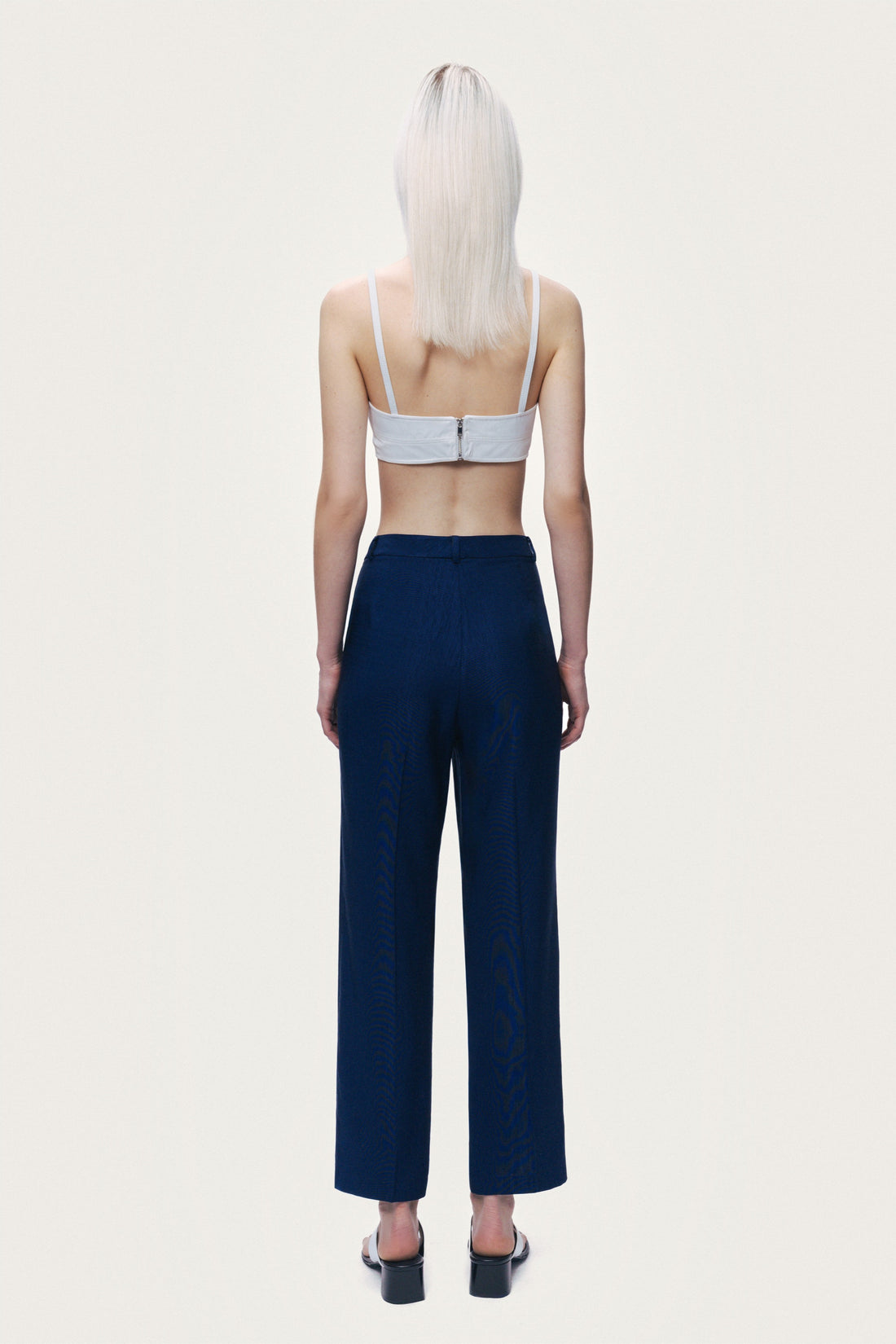 High-Waist Straight Leg Trouser