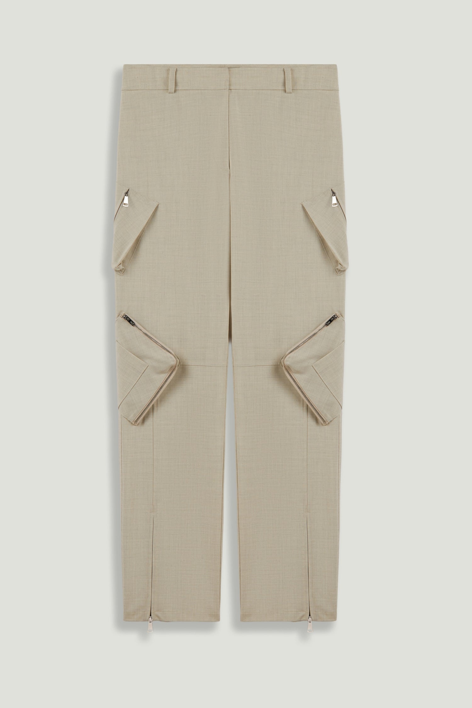 Pocket Detail High-Waist Trouser