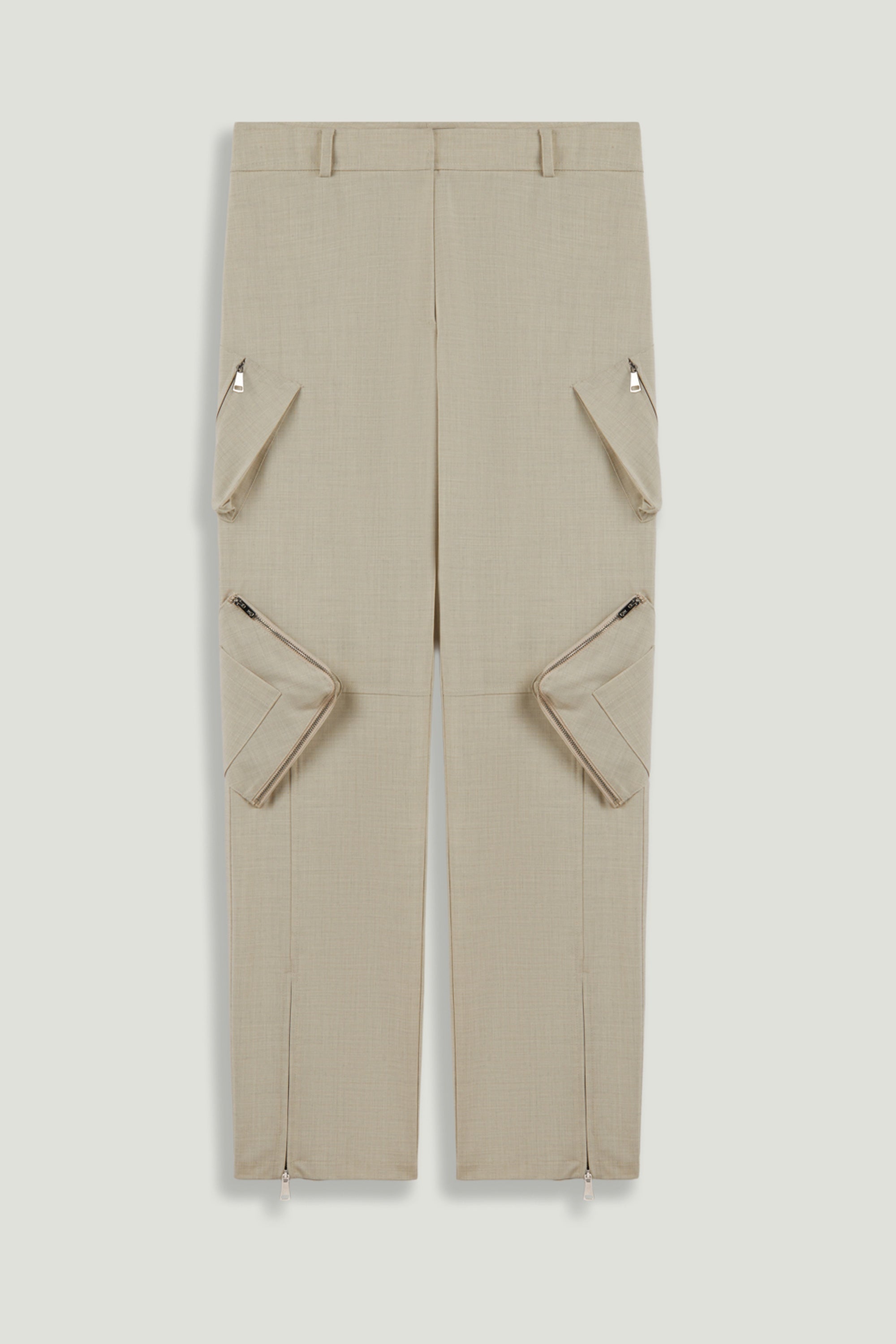 Pocket Detail High-Waist Trouser