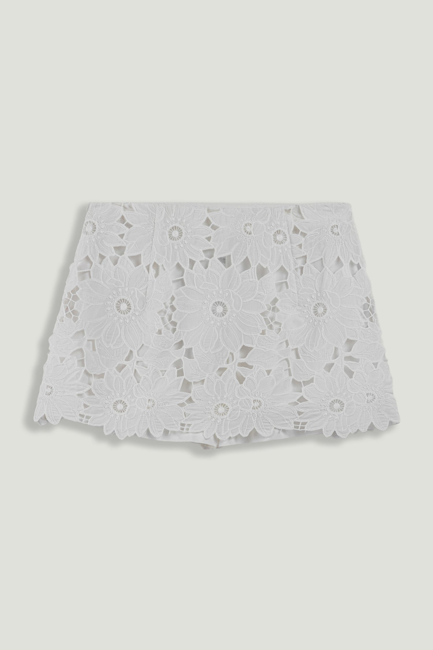 Floral Broderie Anglaise Mini Skort