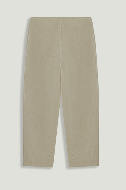 Draped Waist Detail Trousers