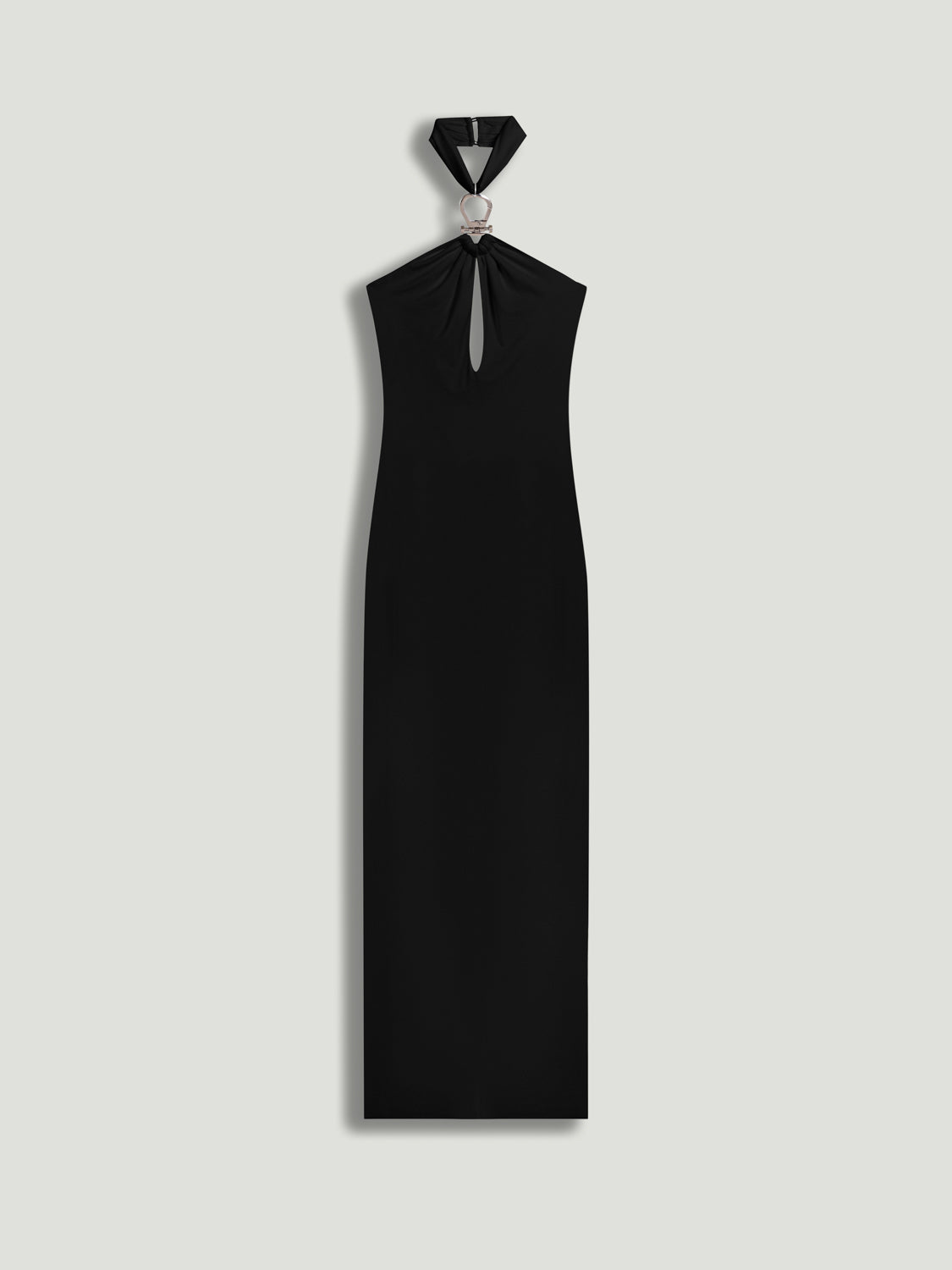 Cut-Out Detail Embellished Maxi Dress