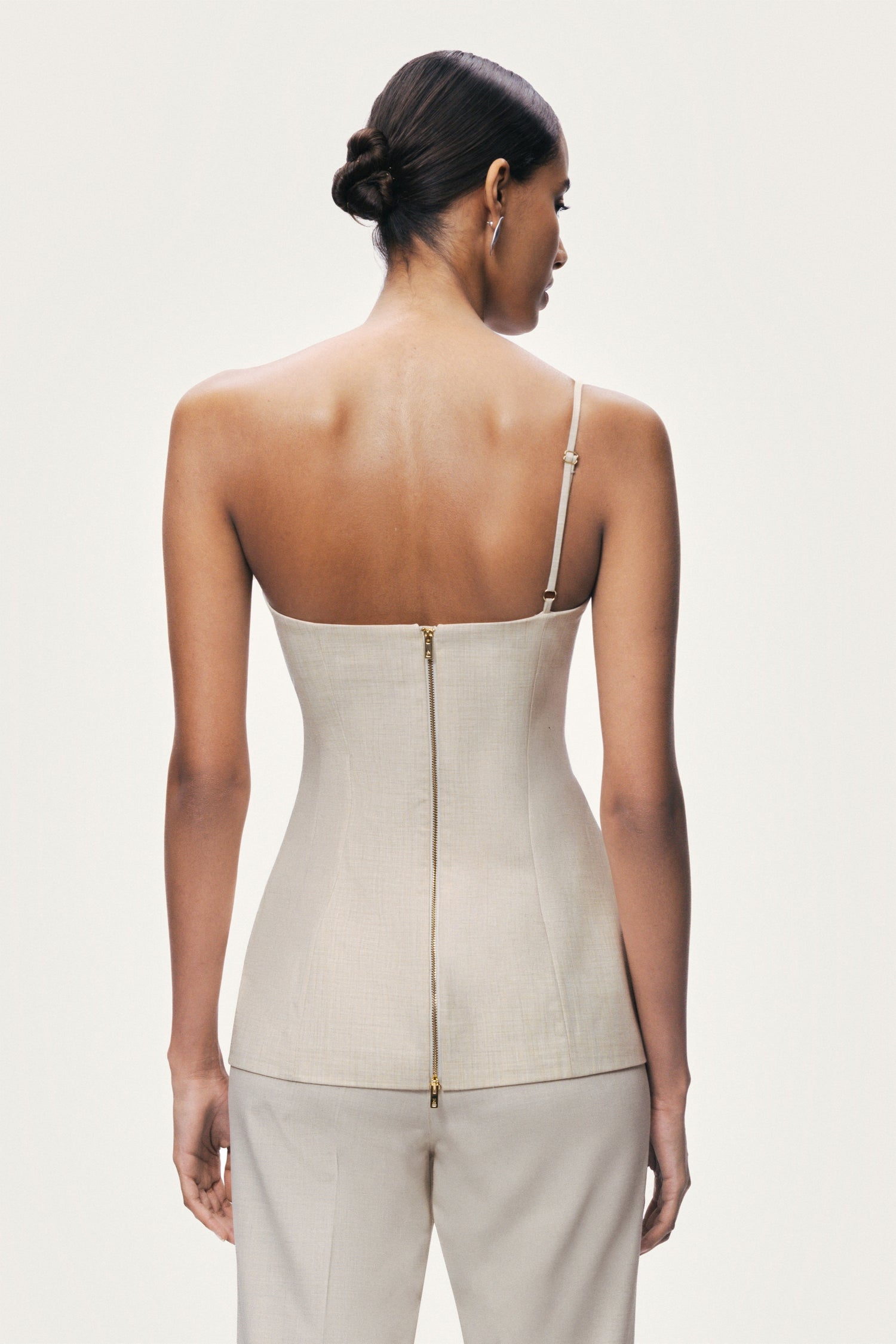 One-Shoulder Asymmetric Blouse