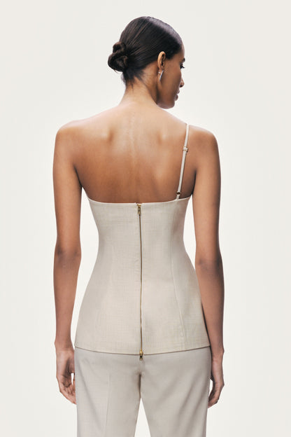One-Shoulder Asymmetric Blouse