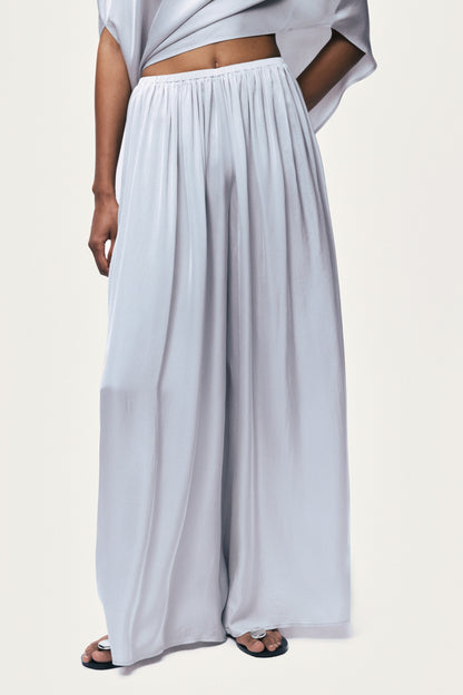 Wide-Leg Tailored Trousers