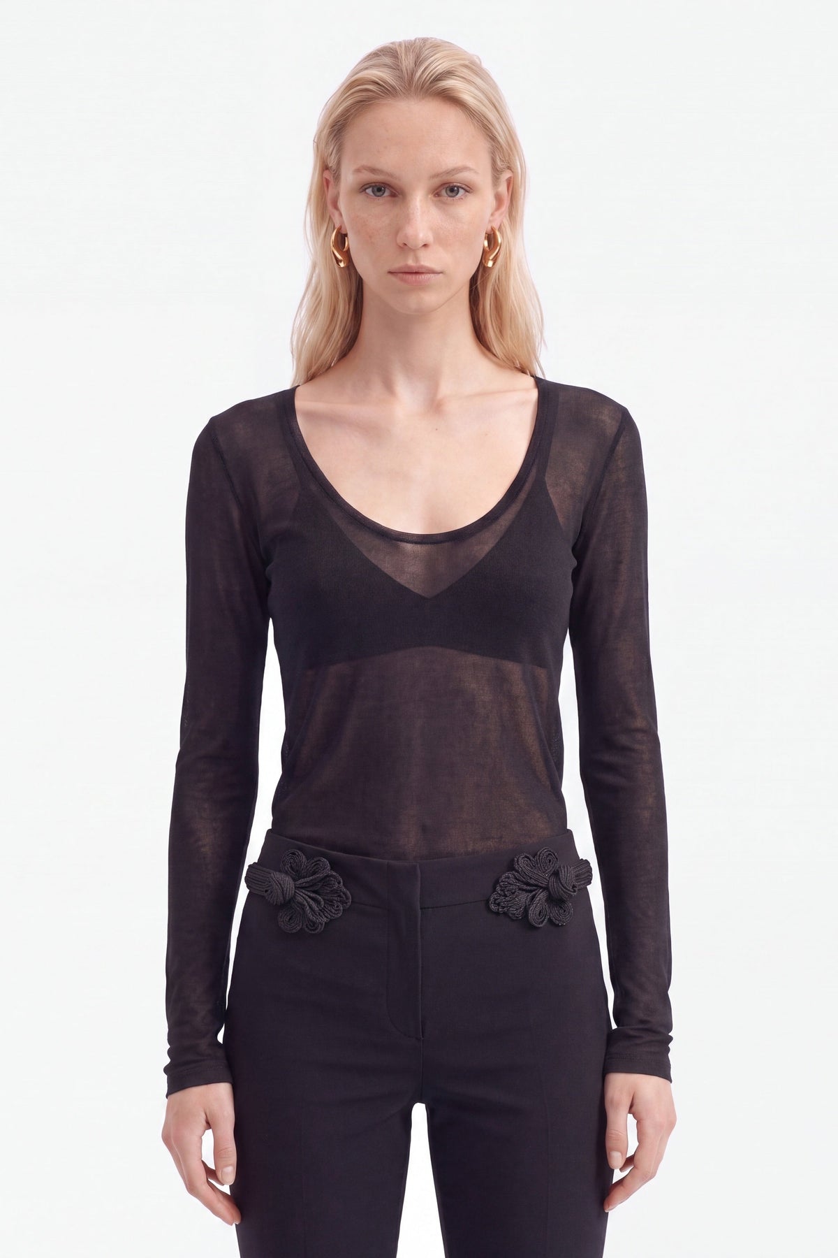 Sheer Knit Top