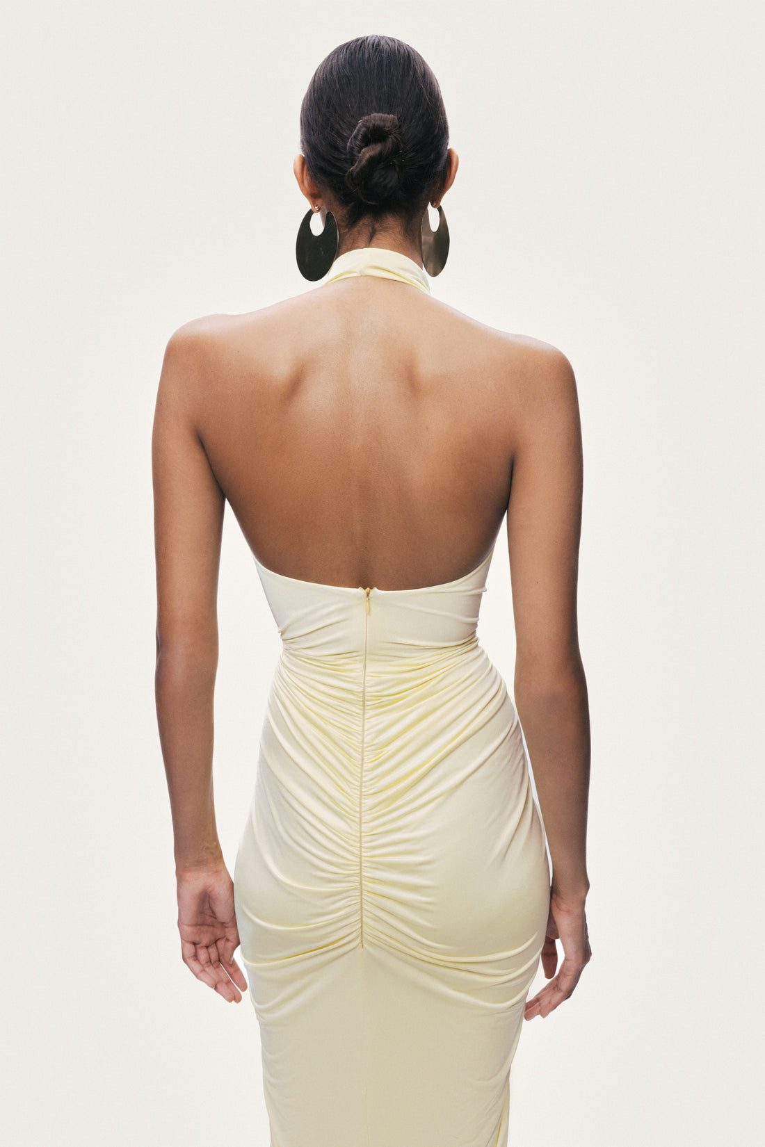 Cut-Out Detail Embellished Maxi Dress