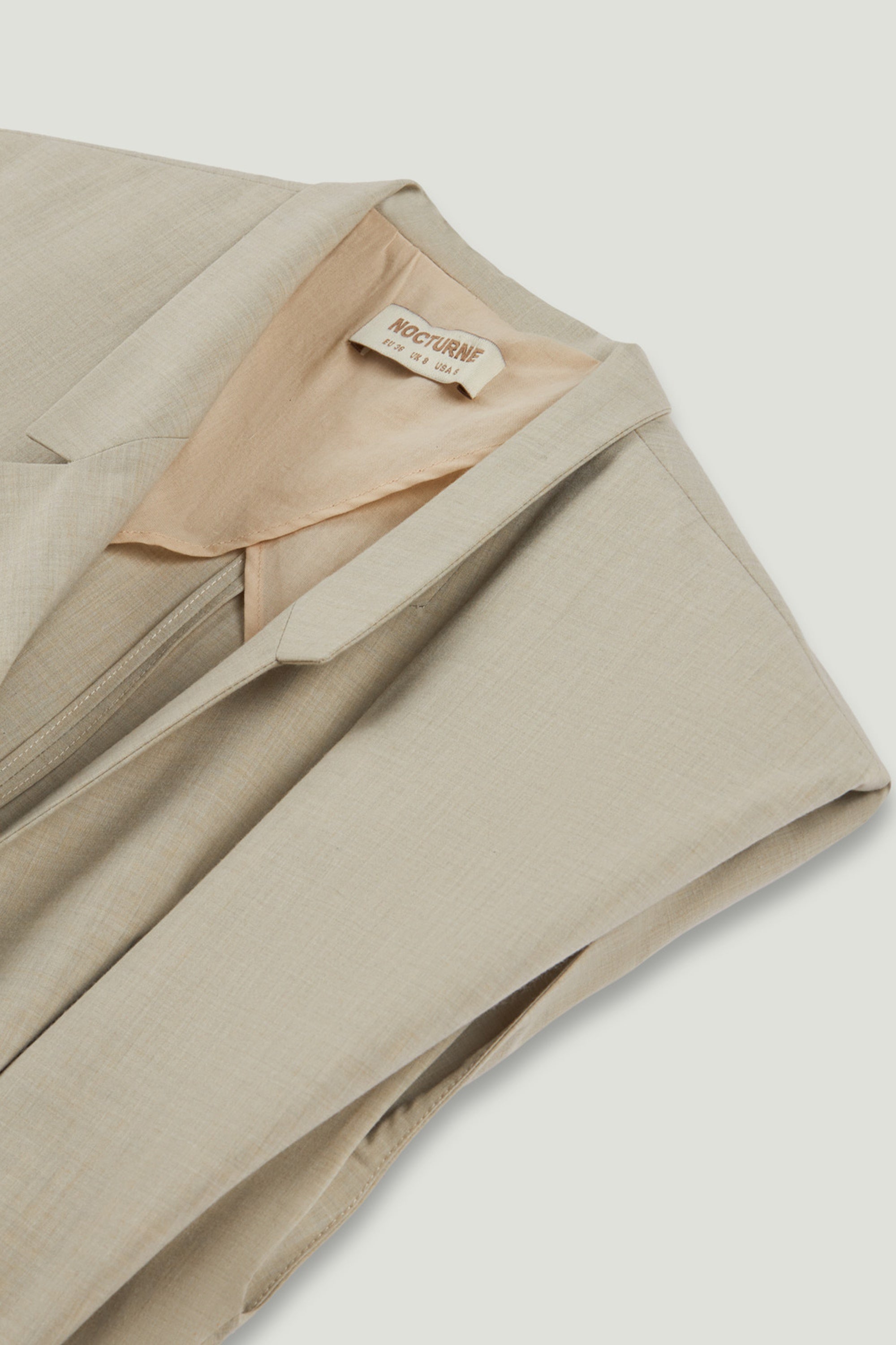 Belted Double-Breasted Sleeveless Woven Vest
