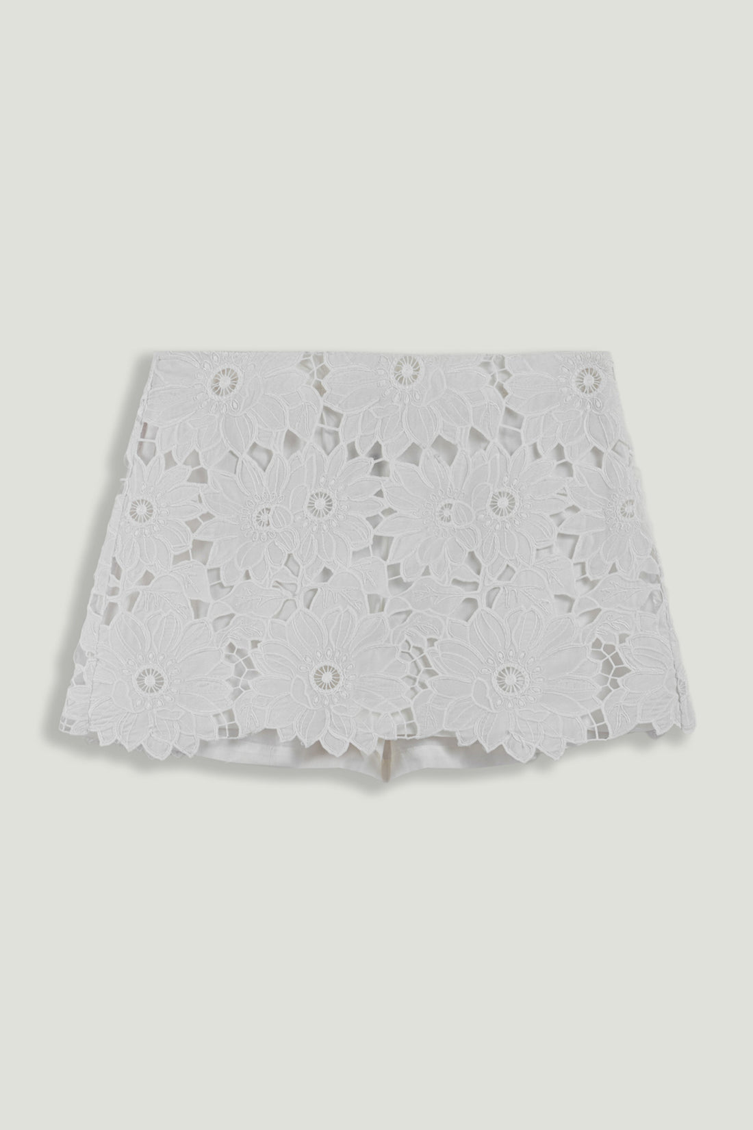 Floral Broderie Anglaise Mini Skort