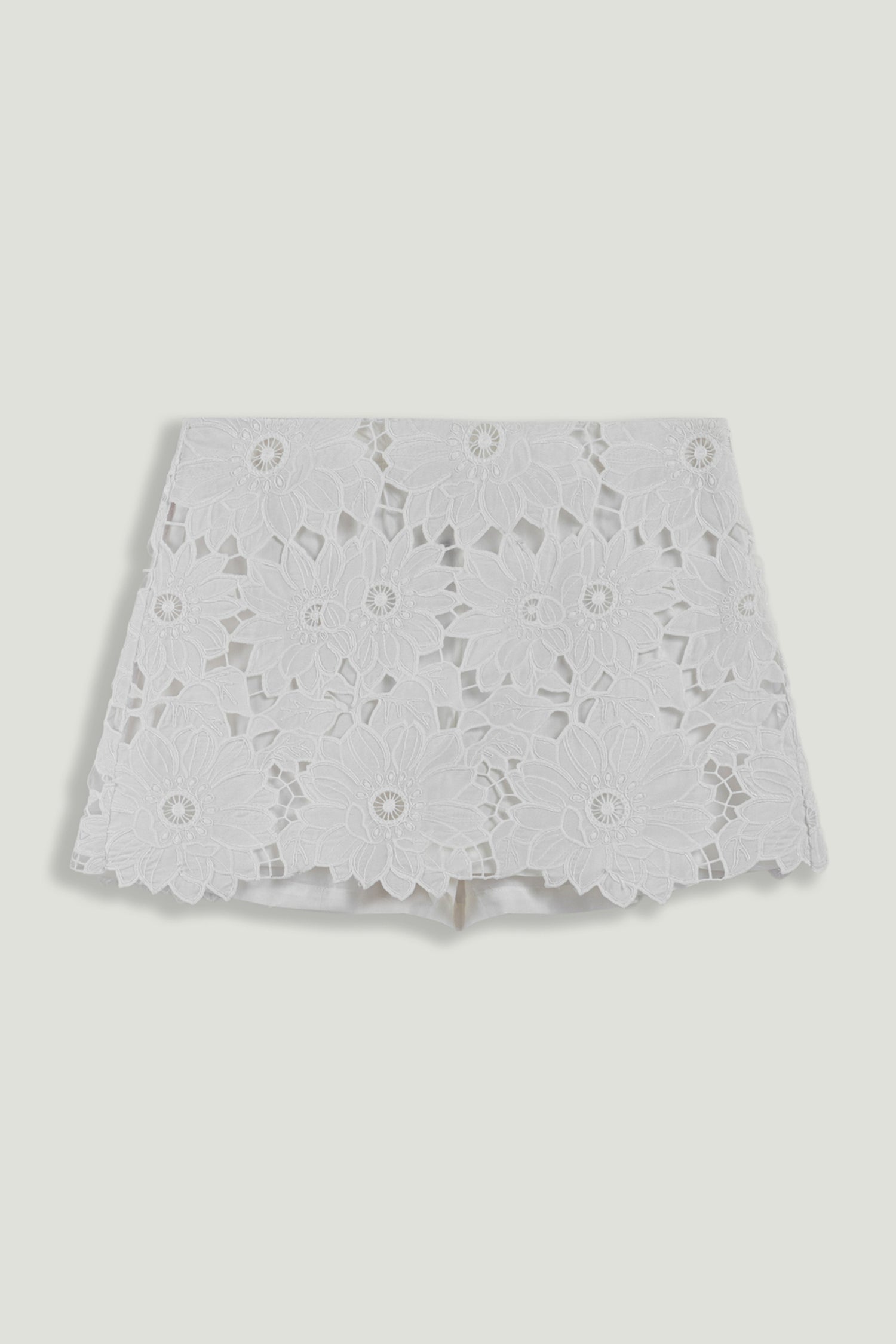 Floral Broderie Anglaise Mini Skort