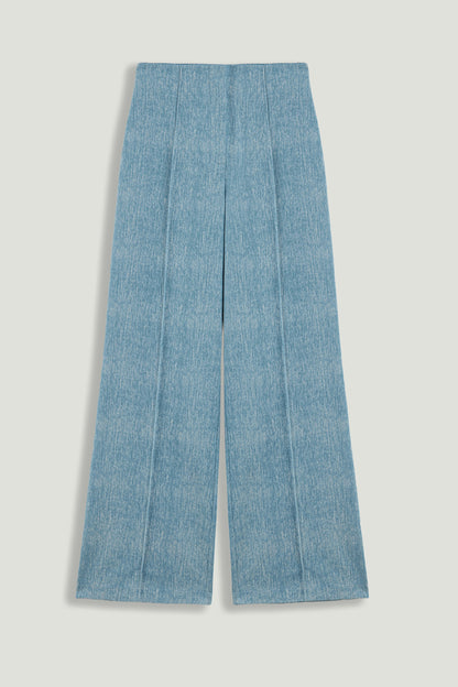 High-Waist Wide-Leg Trousers